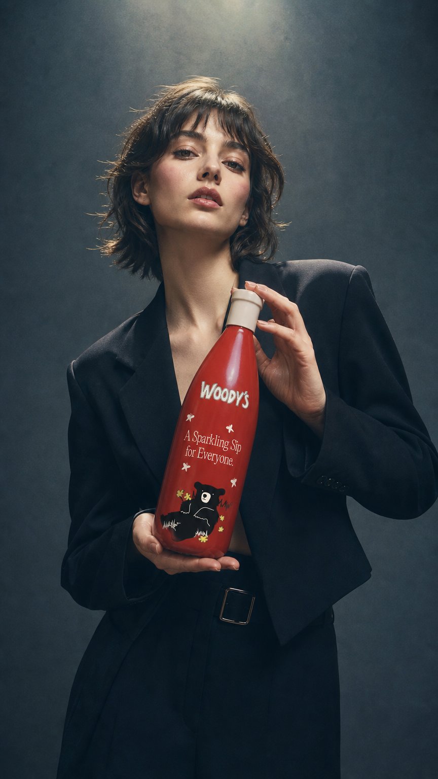 AI product shot of Woody's Wines