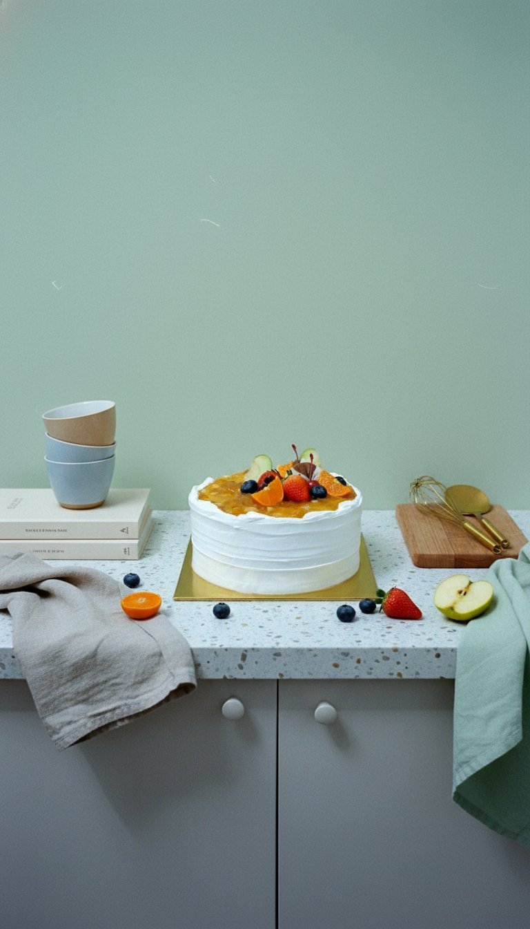 AI product shot of Apple Cake - Whole Cake (5-days Pre-order)