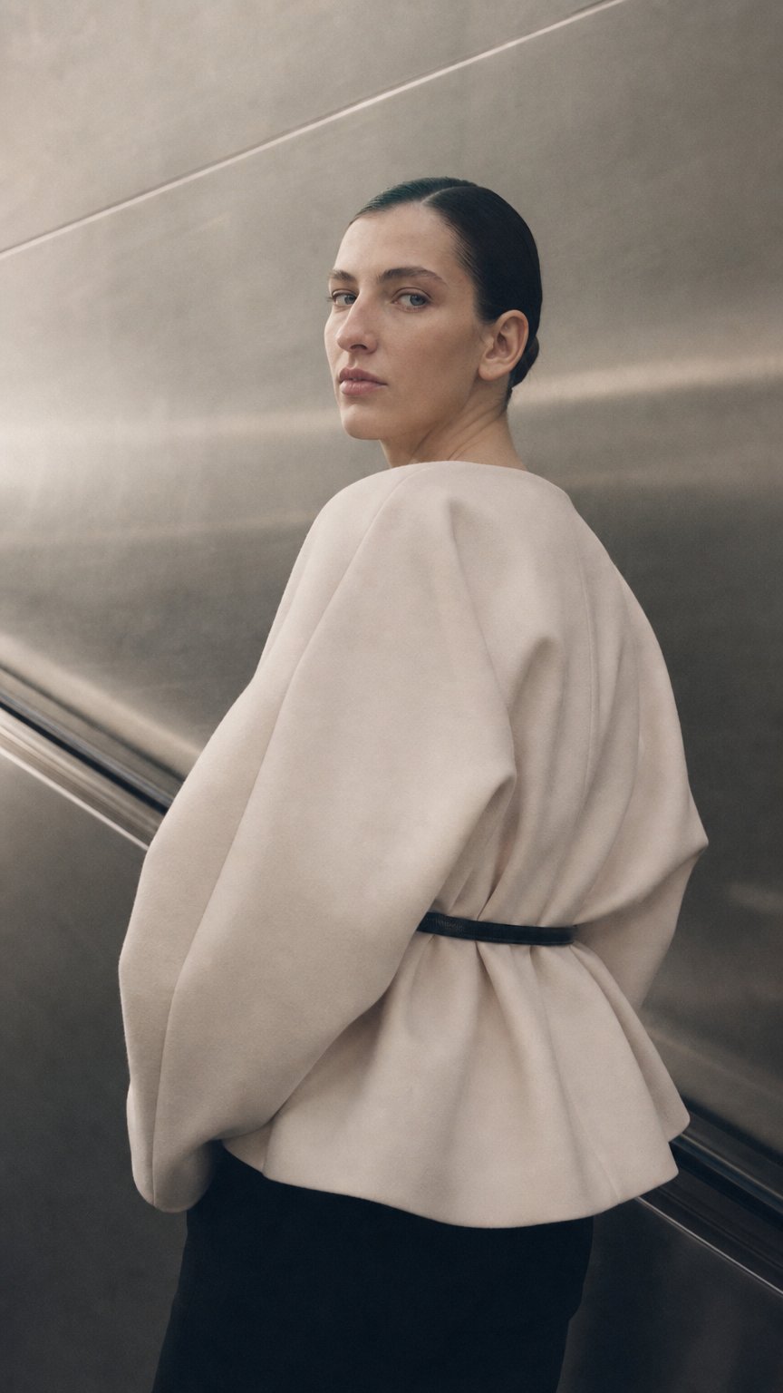 AI product shot of Cocoon jacket