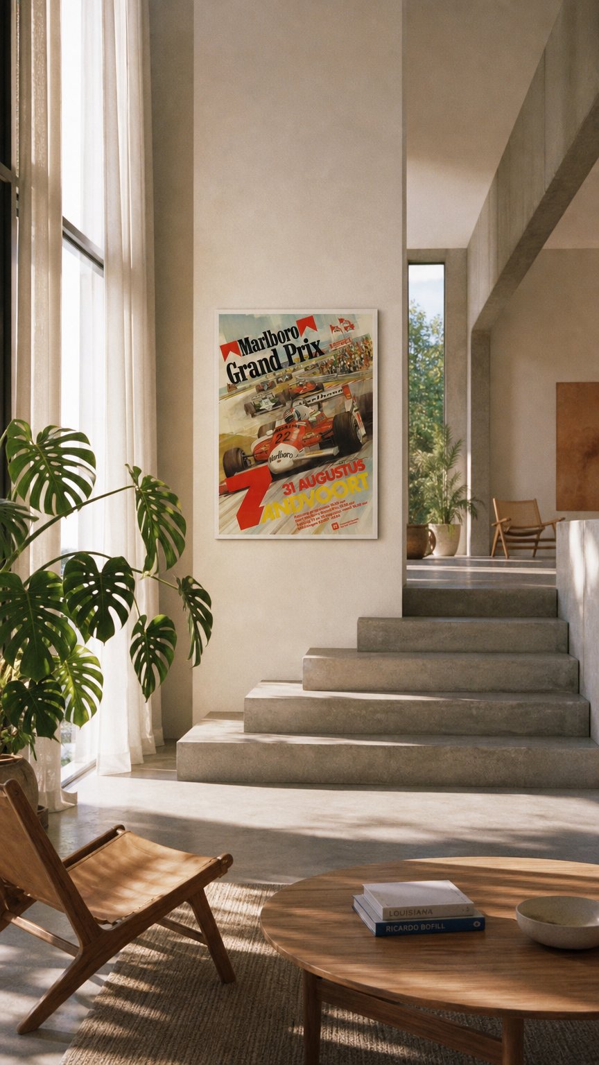 AI product shot of Formula 1 Poster - Marlboro Grand Prix Zandvoort