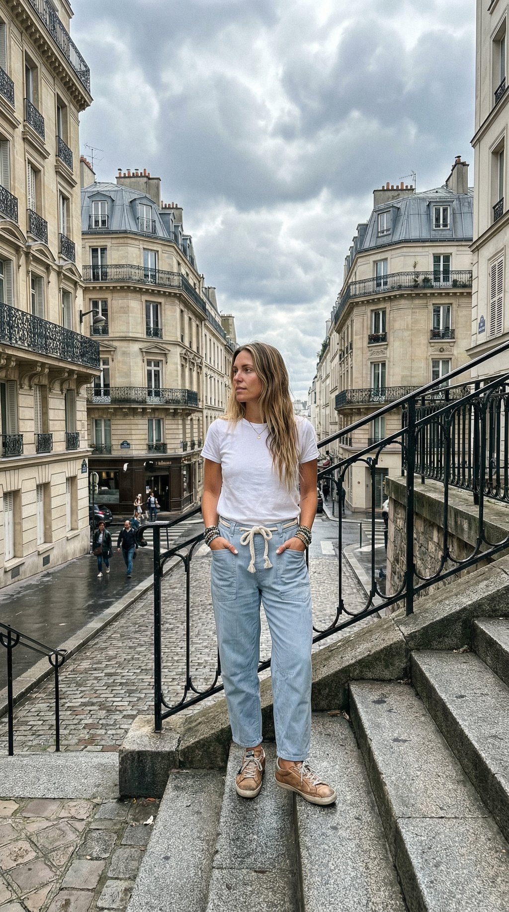 AI product shot of Elevated Eyelet Barrel Jeans