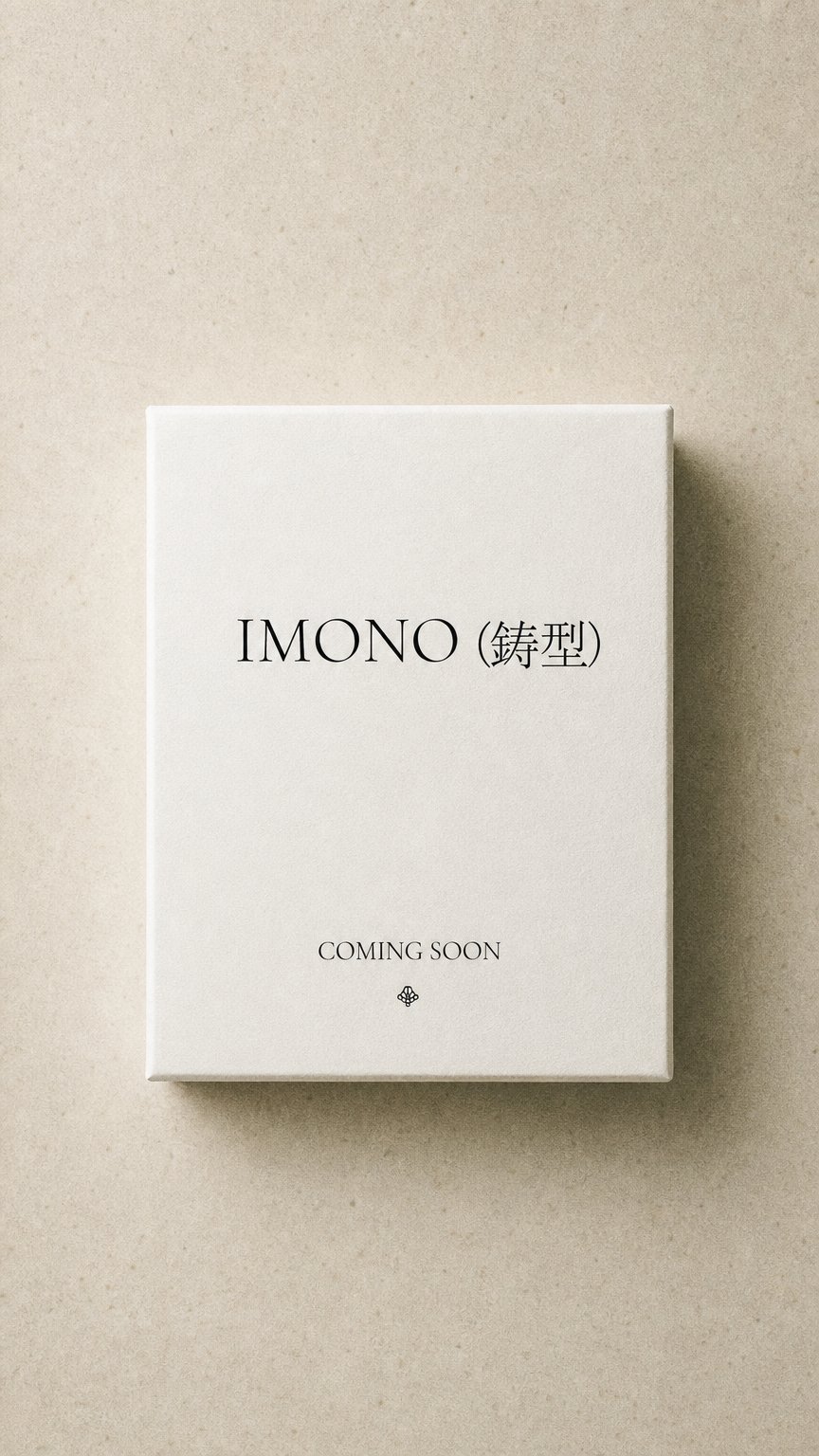 AI product shot of IMONO (鋳型)