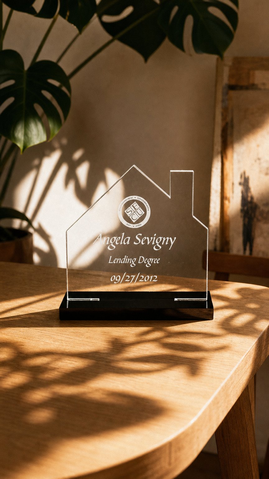 AI product shot of CNS Acrylic House Award