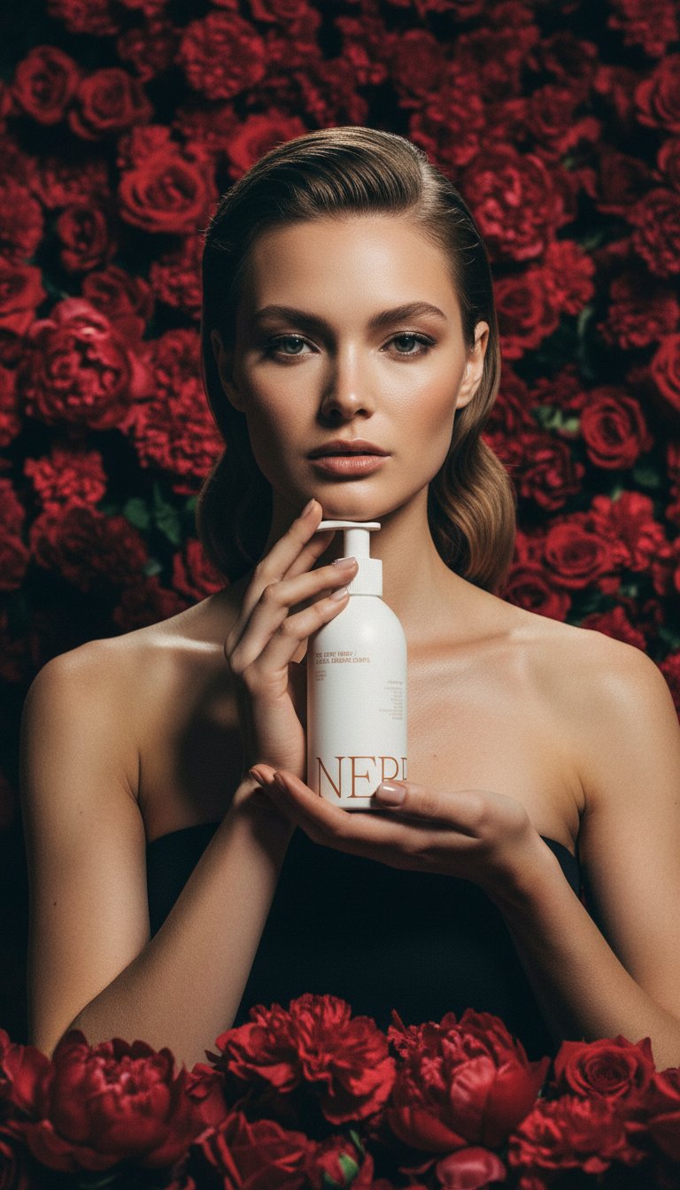 AI product shot of Body Wash