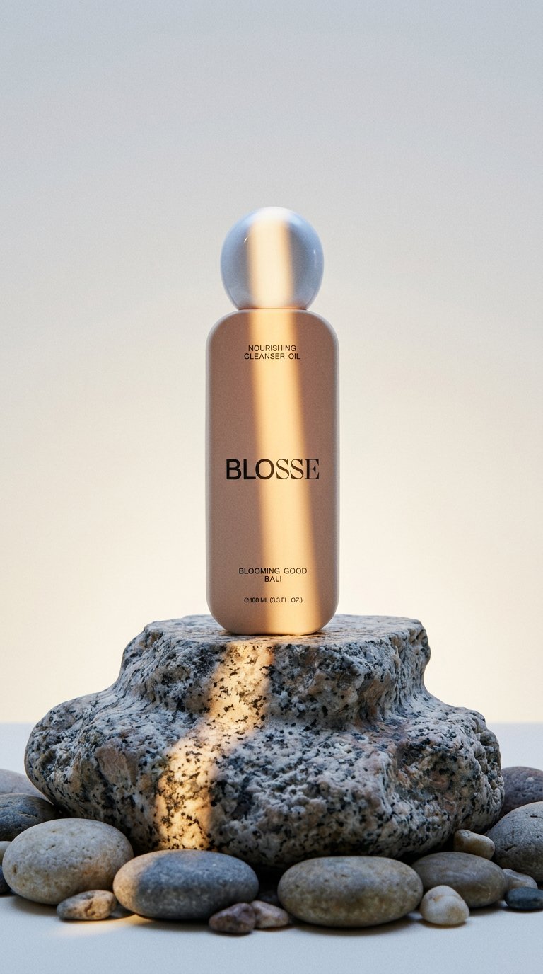 AI product shot of Nourishing cleanser oil