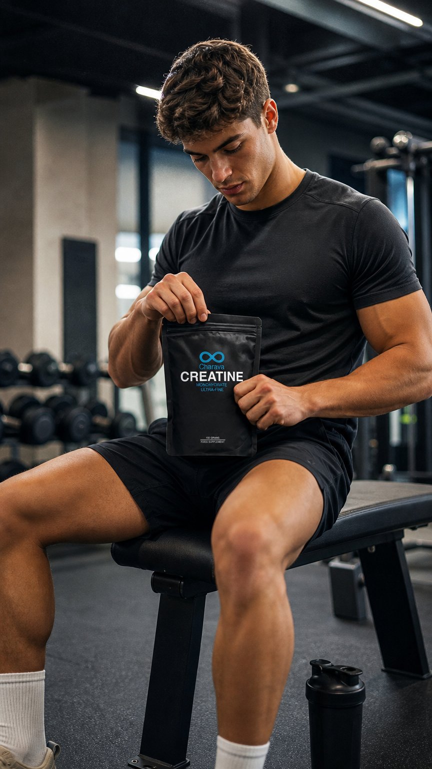 AI product shot of 🎁 Charava Creatine - Ultra Fine (FREE)
