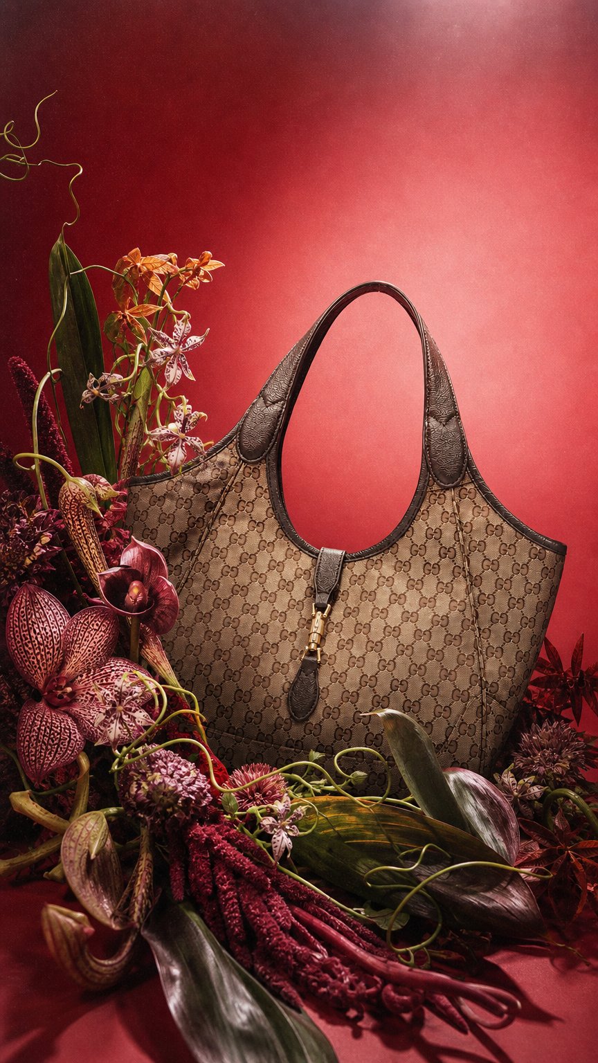 AI product shot of Gucci Mercato Shoulder Bag