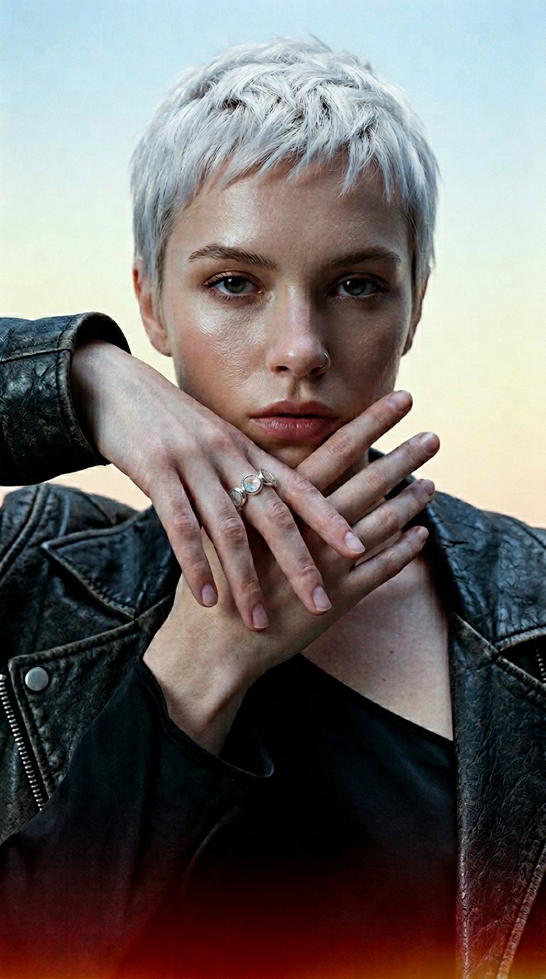 AI product shot of Again & Again & Again - 925 Silver Ring