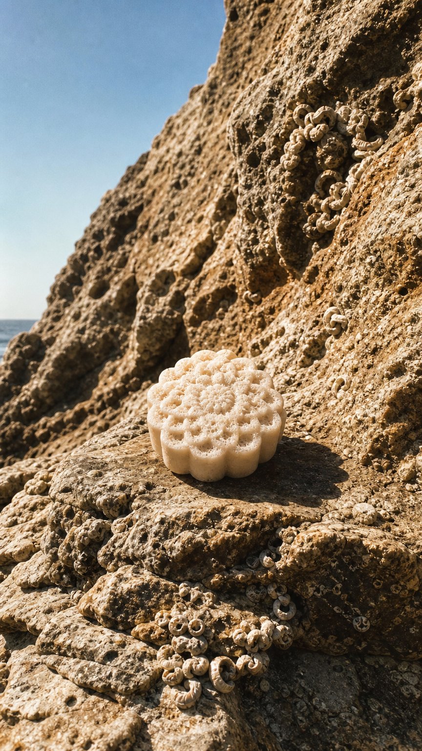 AI product shot of Rice Silk™ Shampoo Bar