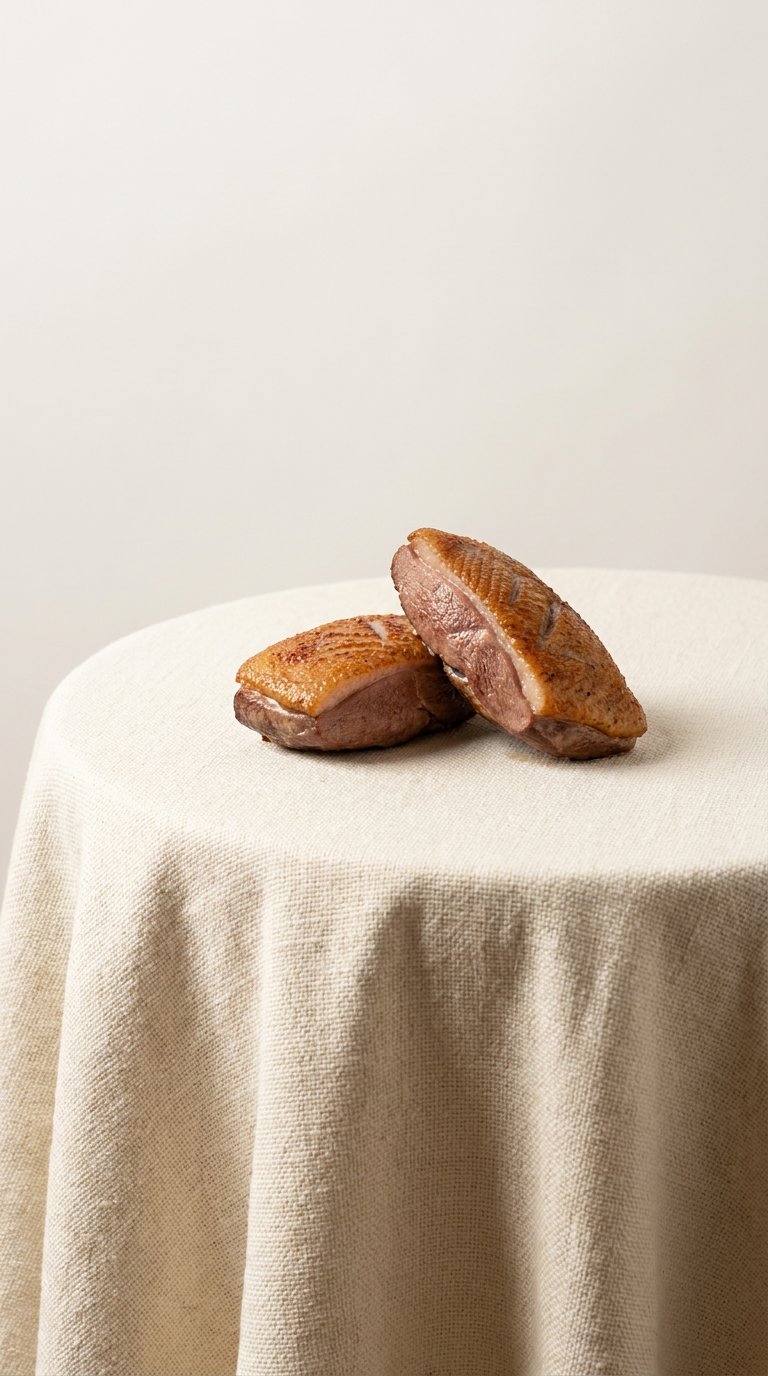 AI product shot of Udale Salt Aged Duck Breast