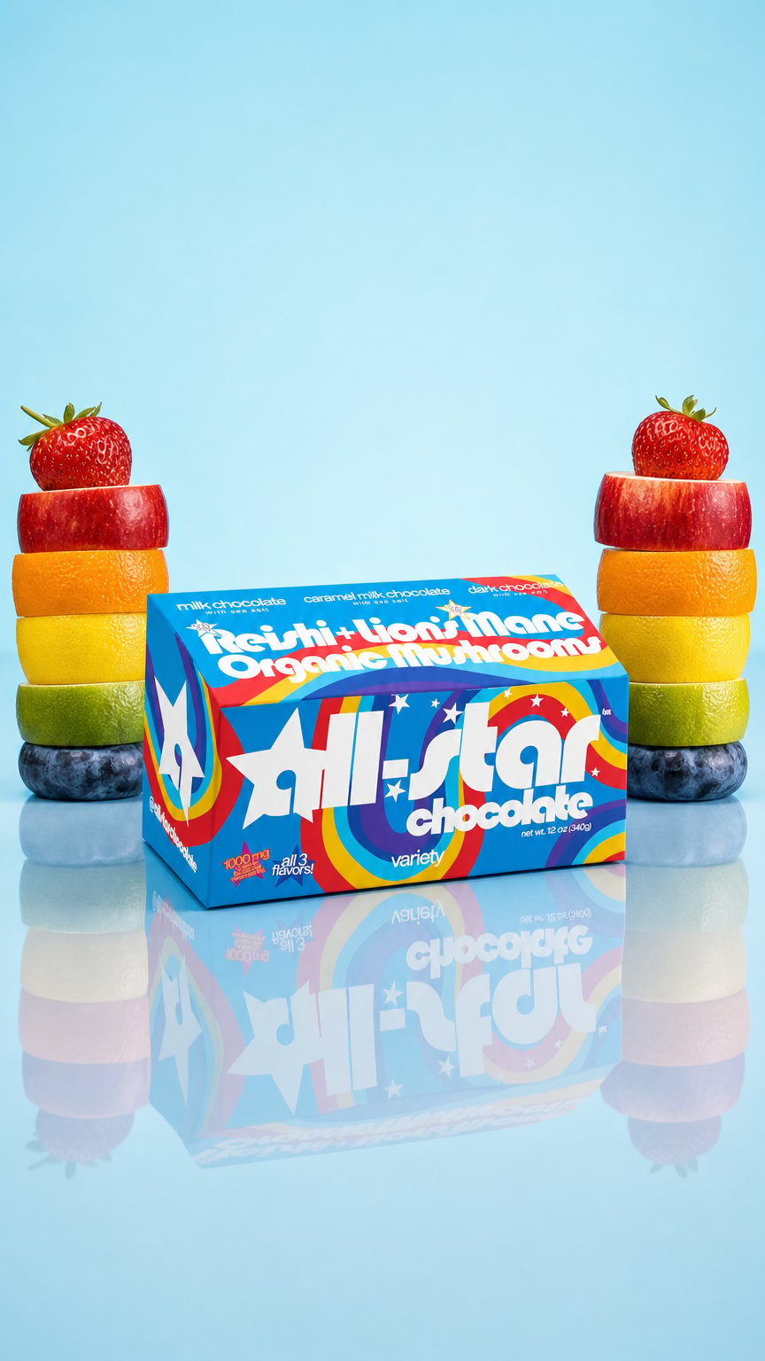 AI product shot of variety pack