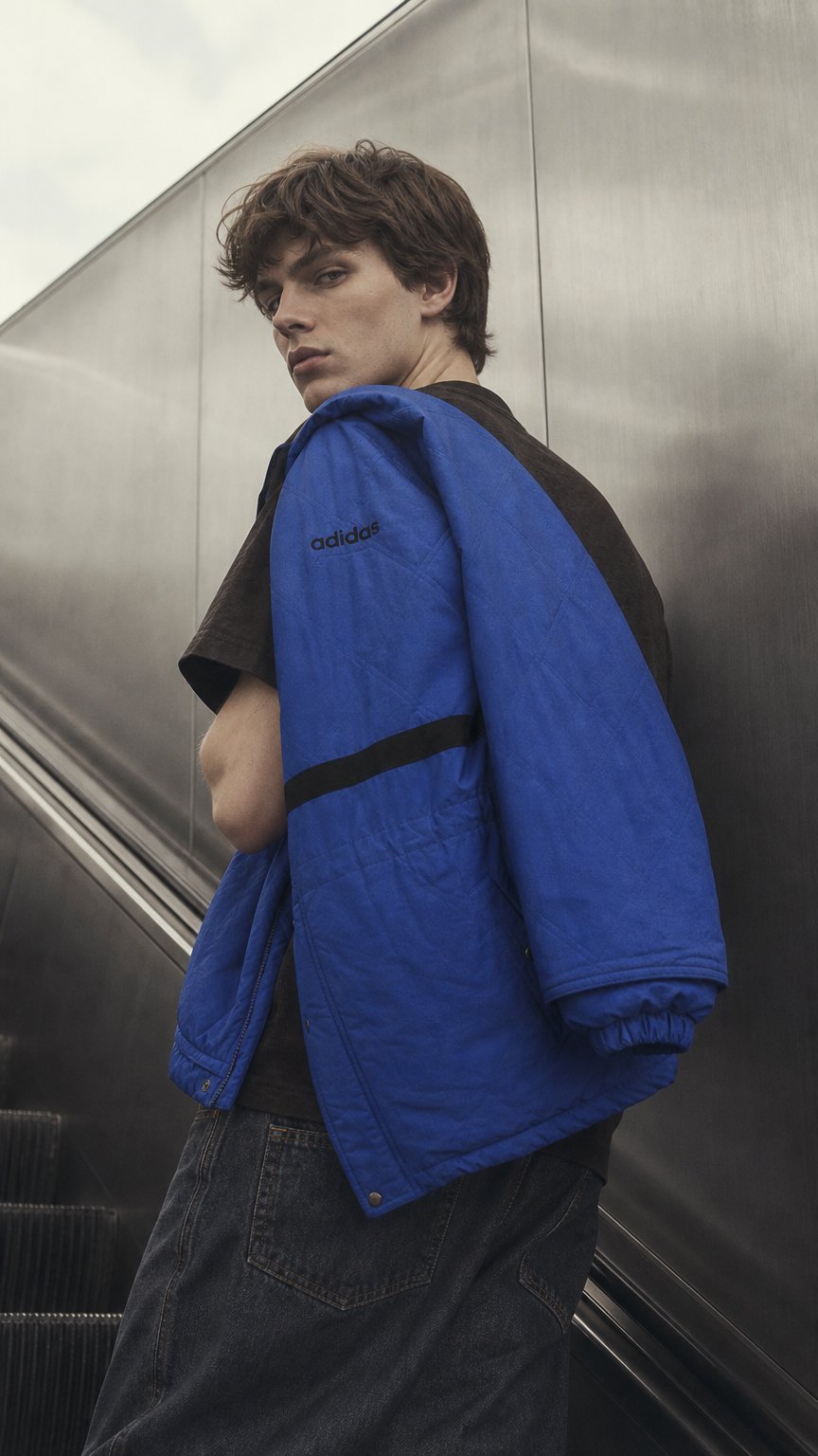 AI product shot of Adidas Vintage Jacket - XXL