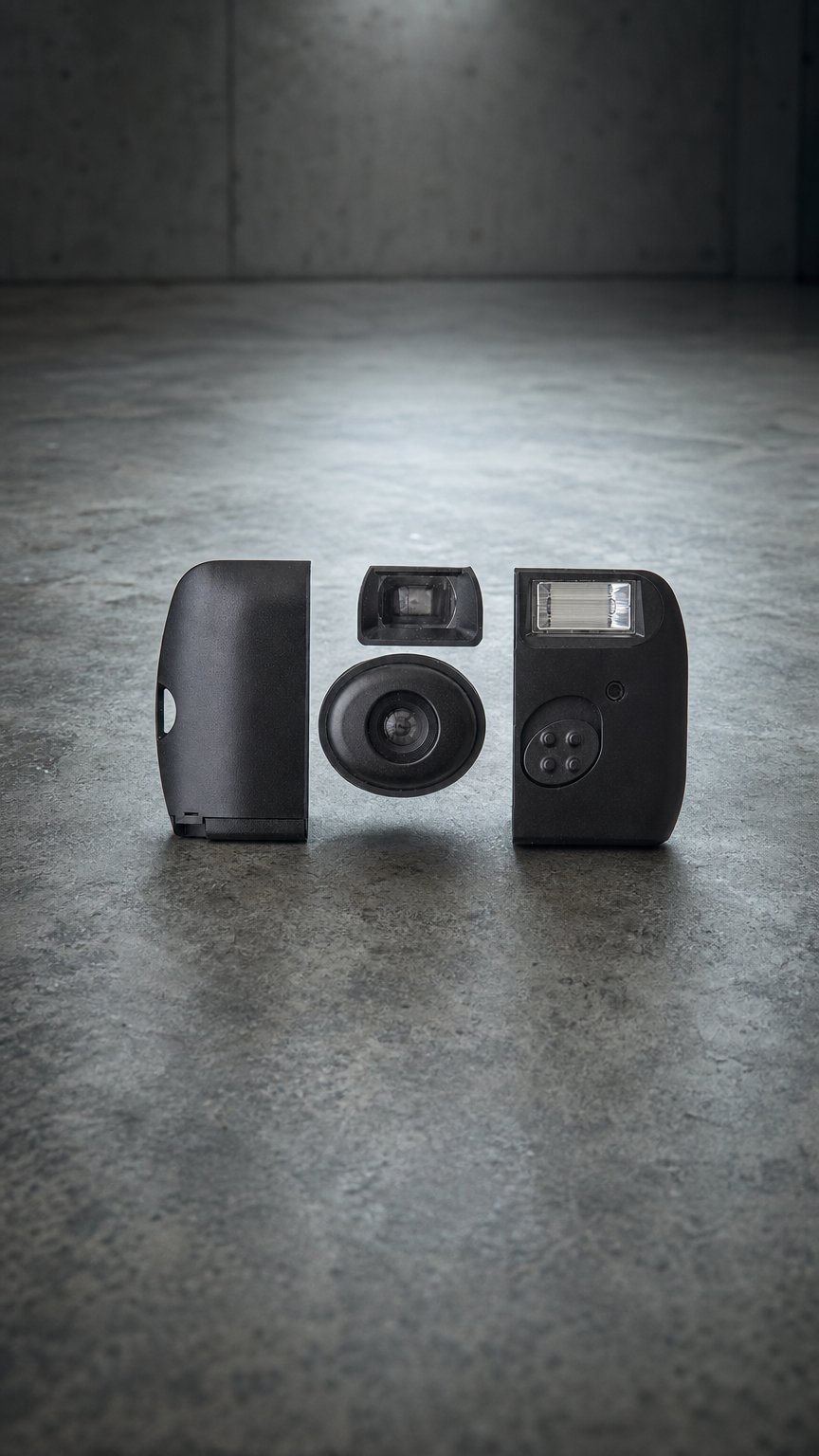 AI product shot of Fujifilm Label – upload your design