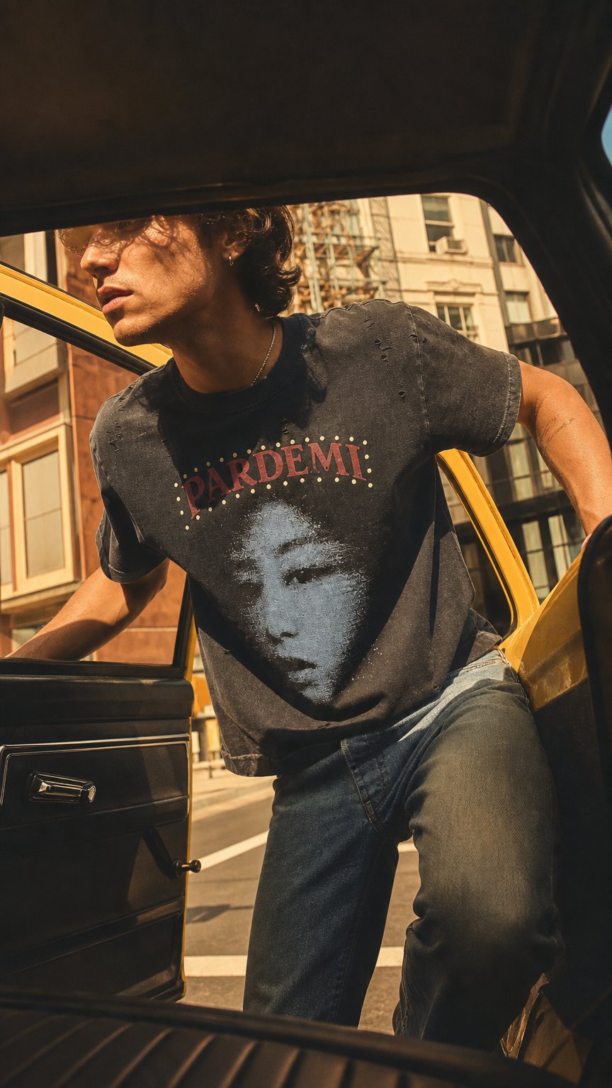 AI product shot of Graphic T