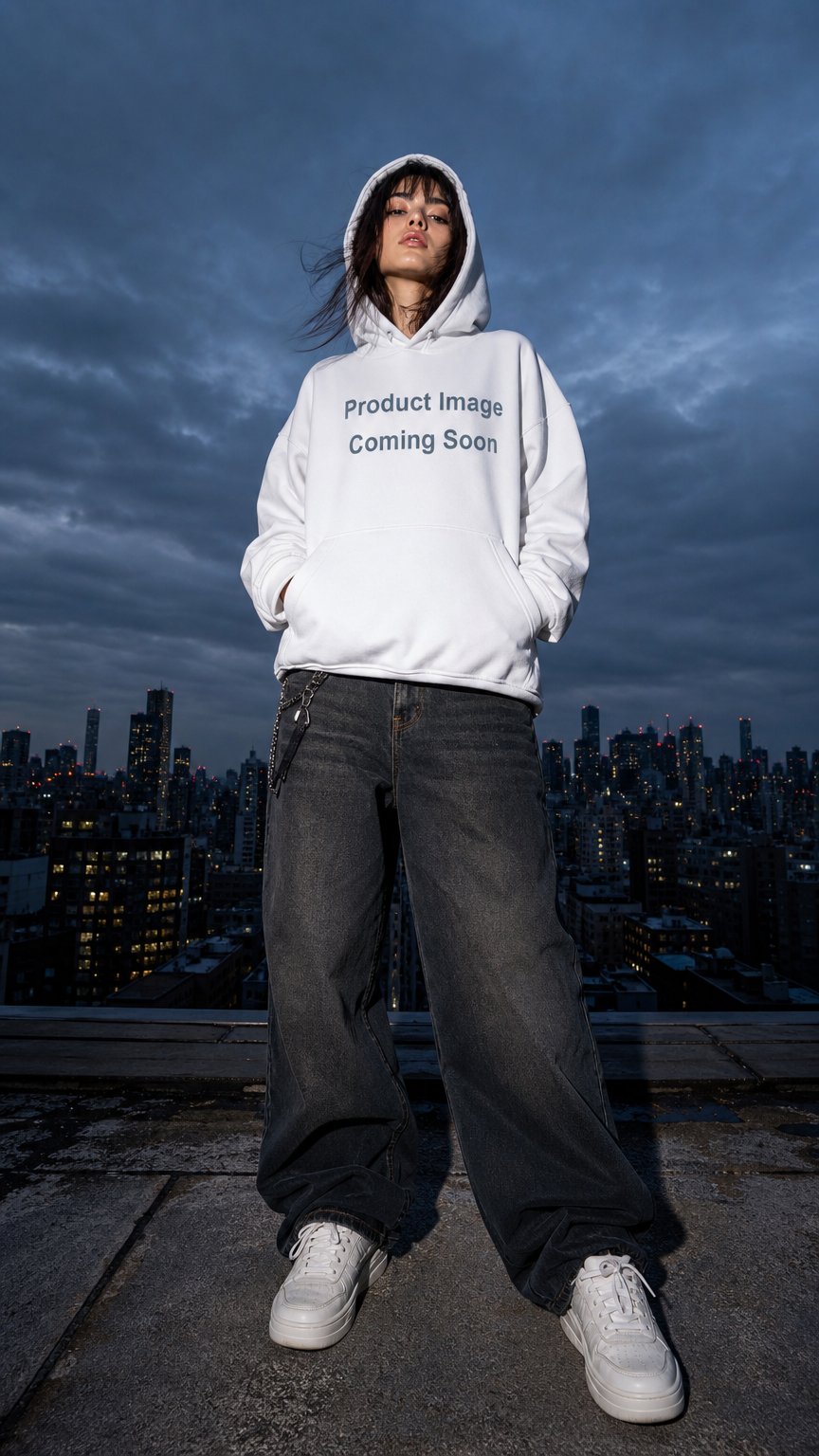 AI product shot of LADY DONS CUSTOM HOODY