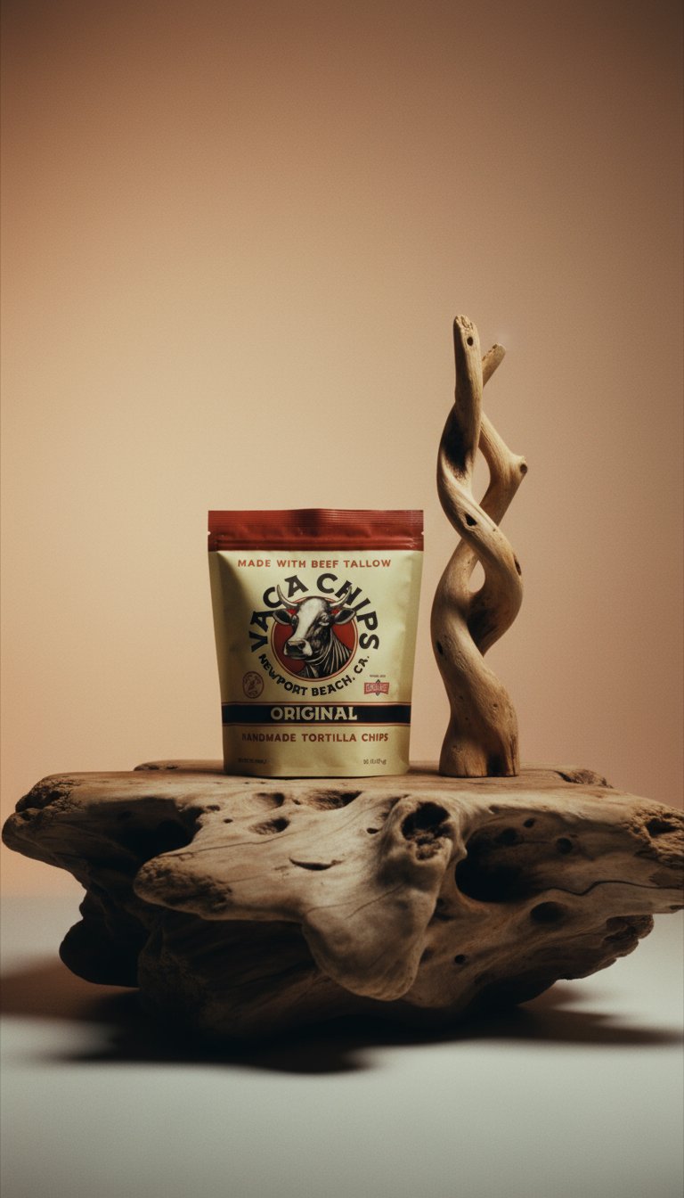AI product shot of Vaca Chips Original