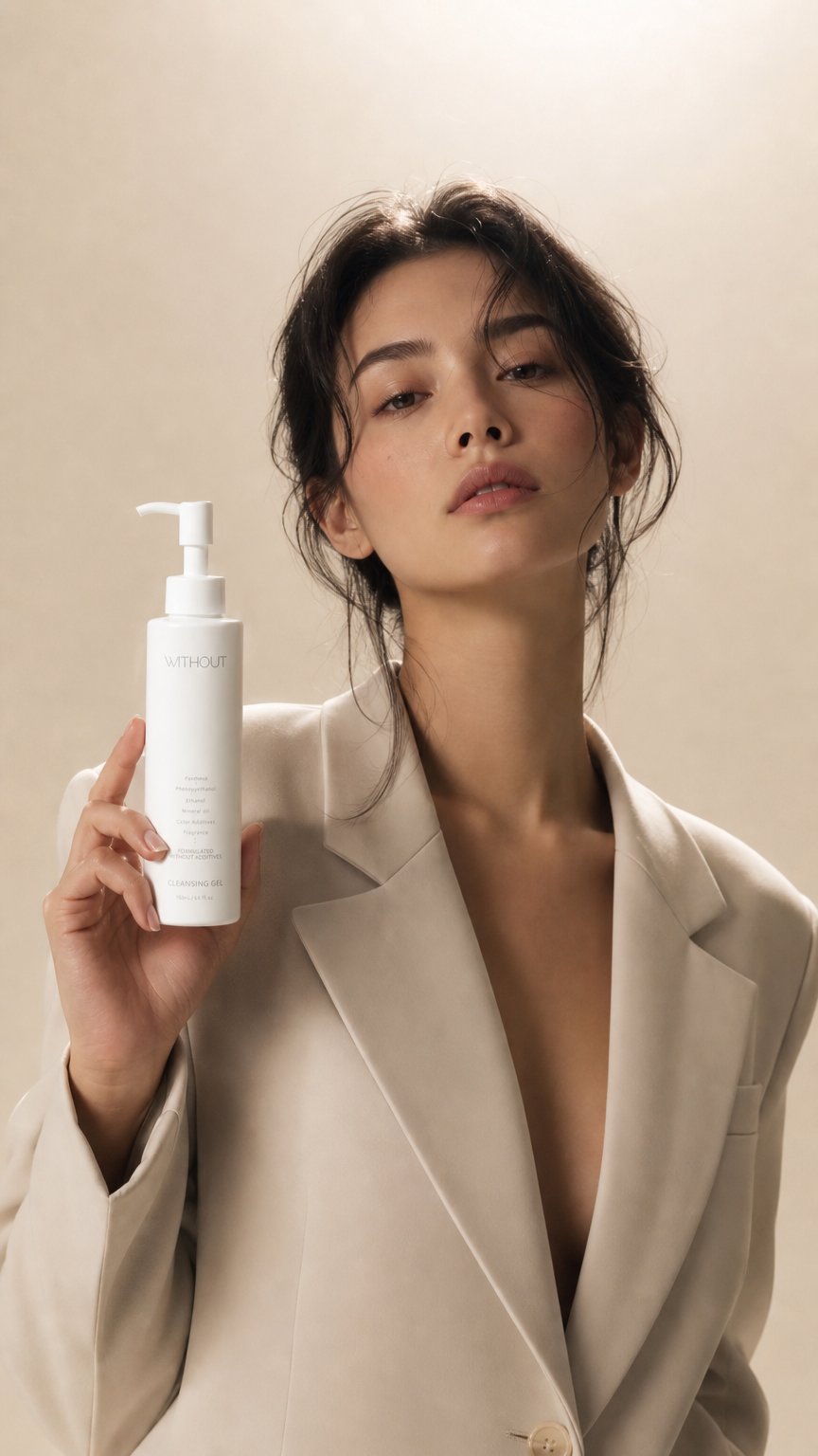 AI product shot of Cleansing gel ( Makeup Remover )