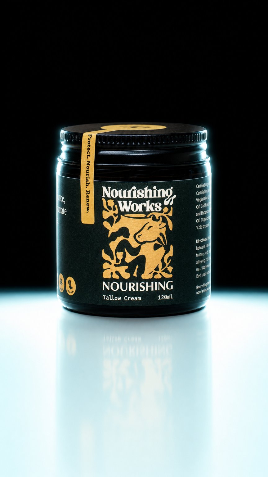 AI product shot of Nourishing Tallow Cream