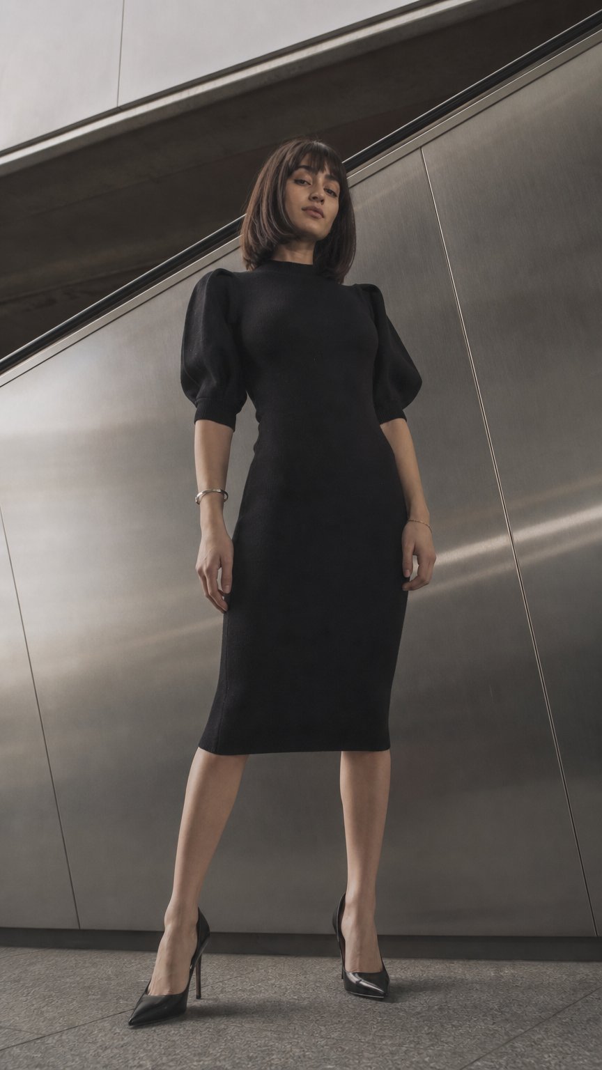 AI product shot of Bianca Midi Dress