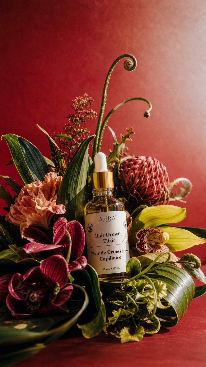 AI product shot of Hair Growth Elixir