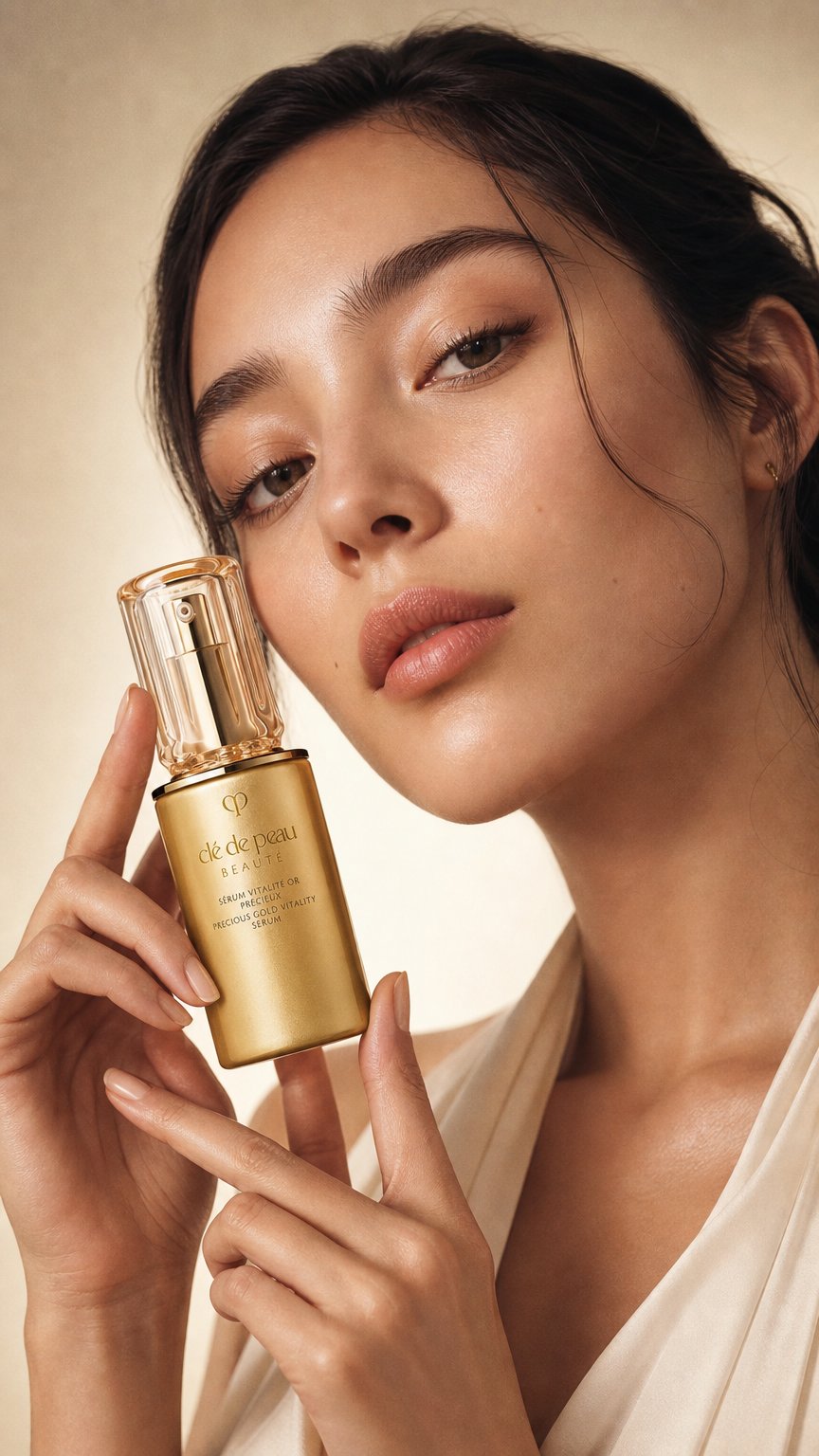 AI product shot of Precious Gold Vitality Serum