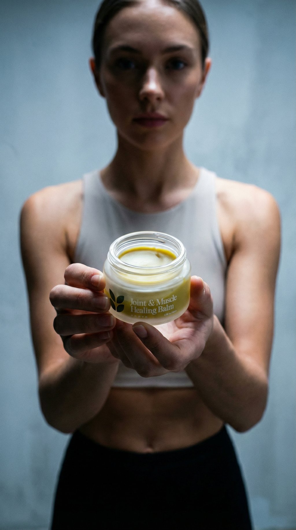AI product shot of Joint & Muscle Healing Balm
