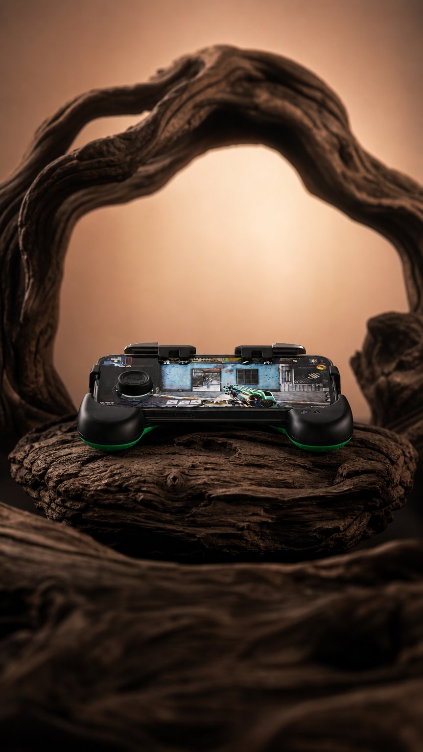 AI product shot of PuK One Bundle - Thumbstick, Triggers & Grips