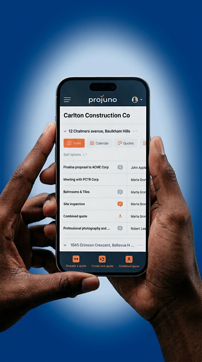 AI product shot of Projuno AI operations platform