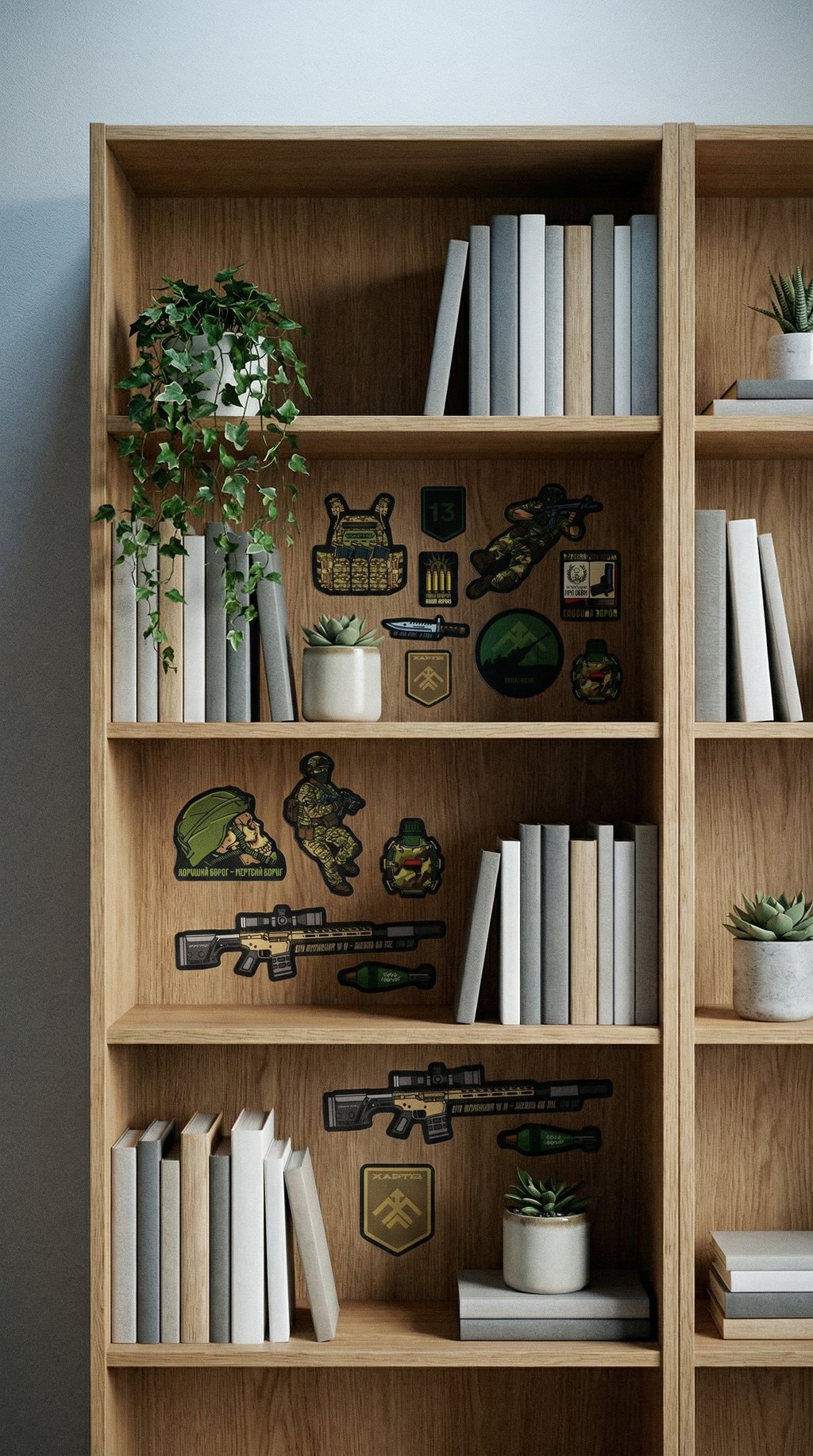 AI product shot of Стікерпак з ілюстраціями