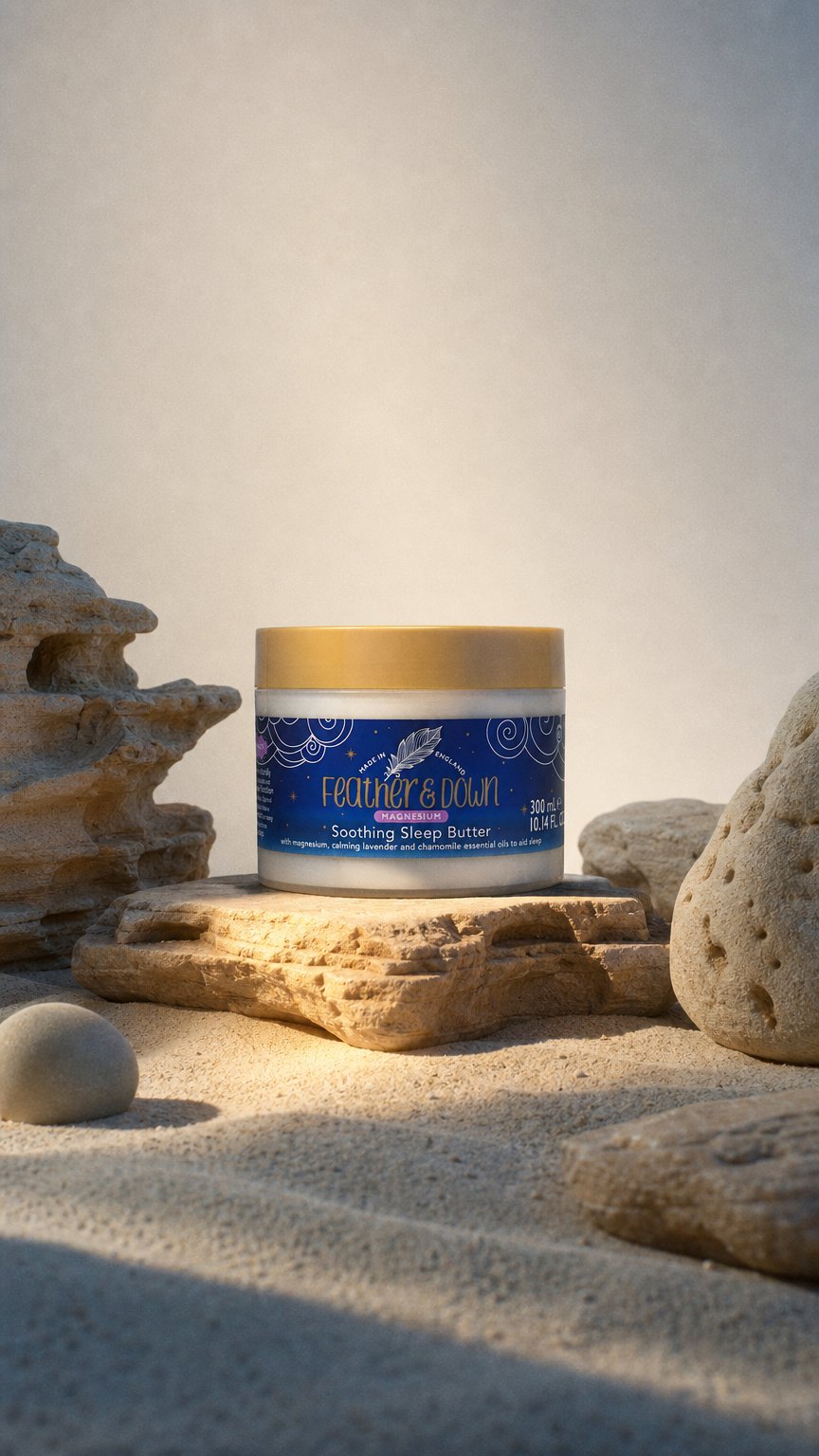 AI product shot of Magnesium Soothing Sleep Butter 300ml