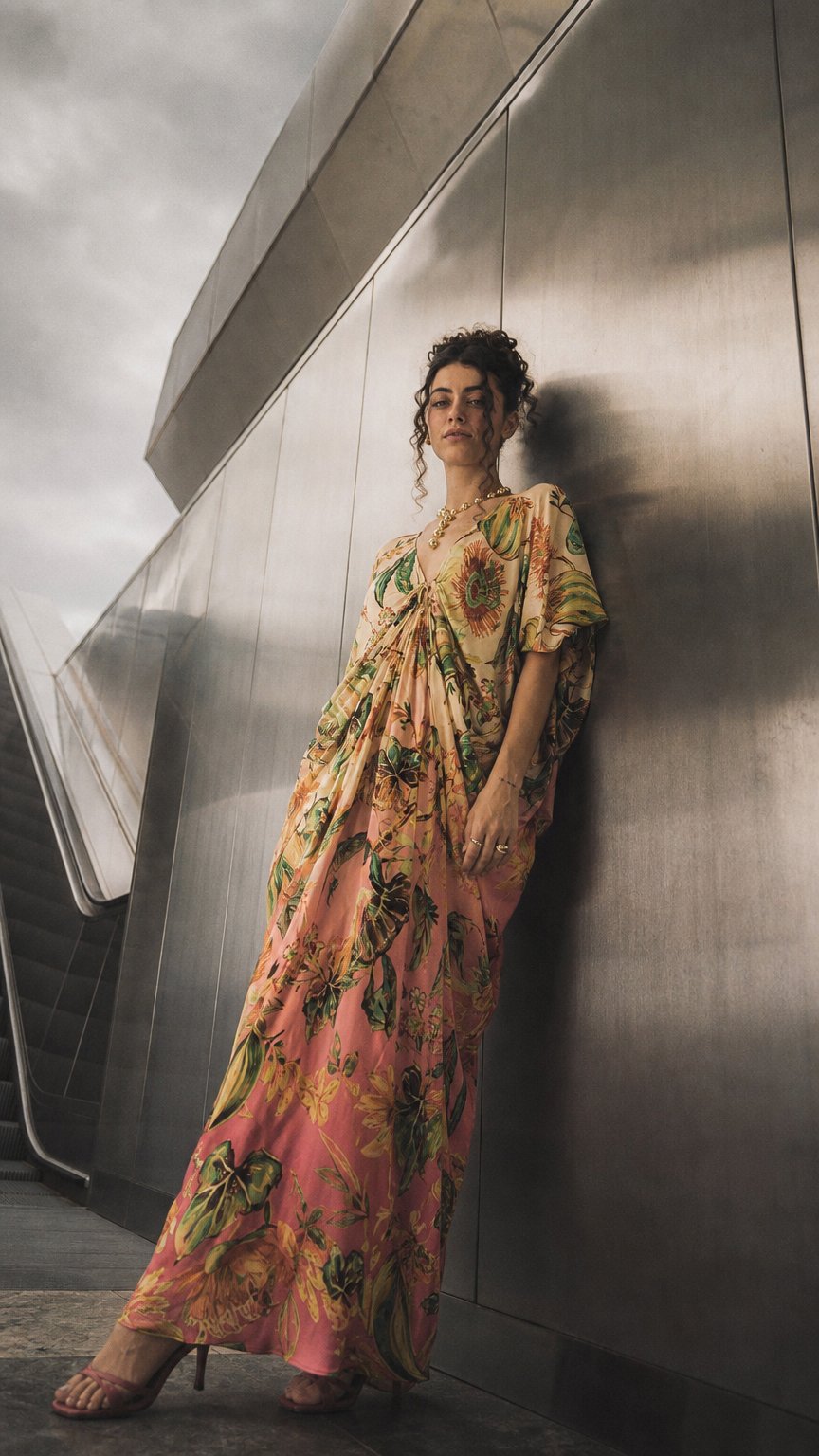 AI product shot of Aria Kaftan Dress