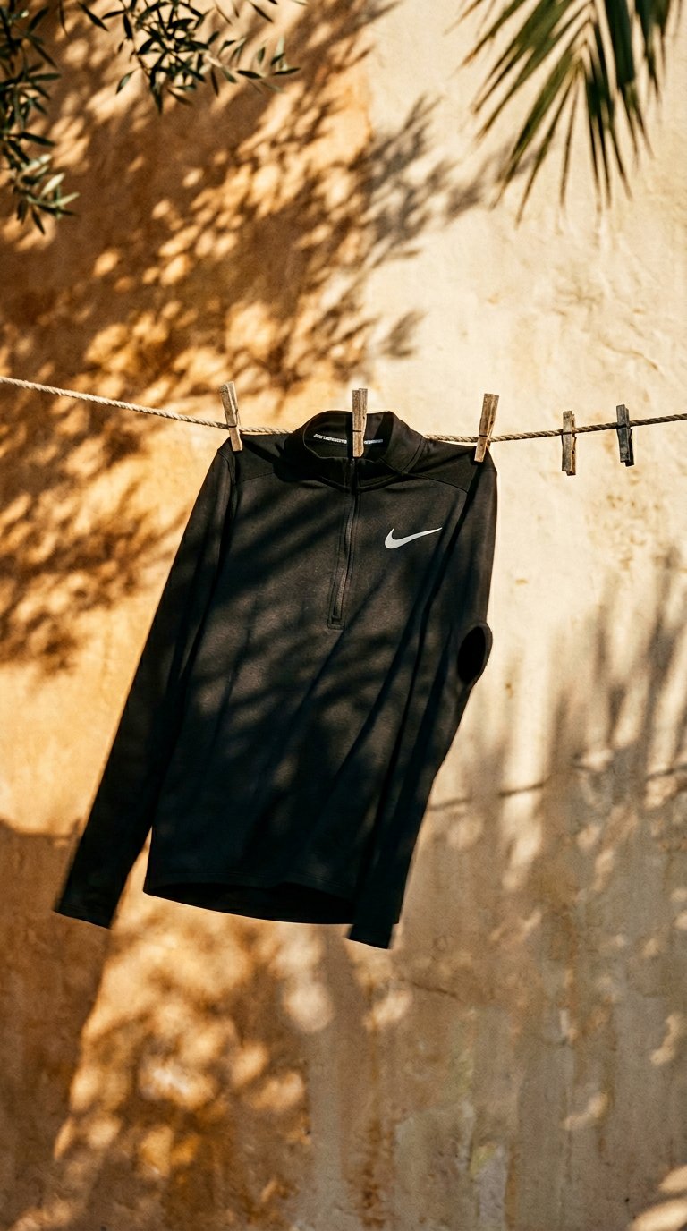 AI product shot of Nike Boys breathe Top Element Hz - Black