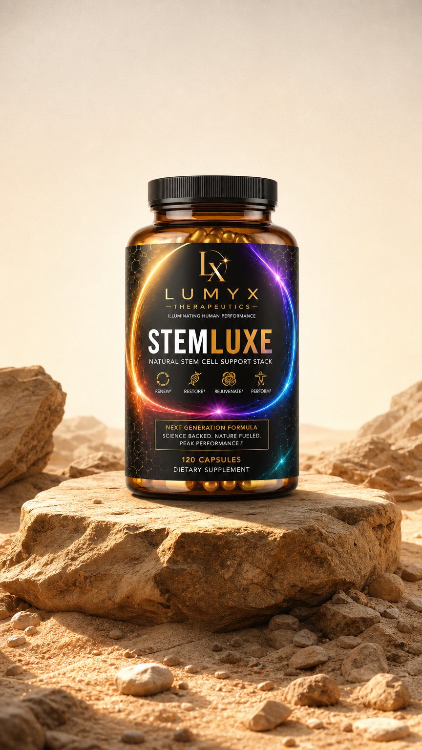 AI product shot of Lumyx StemLuxe