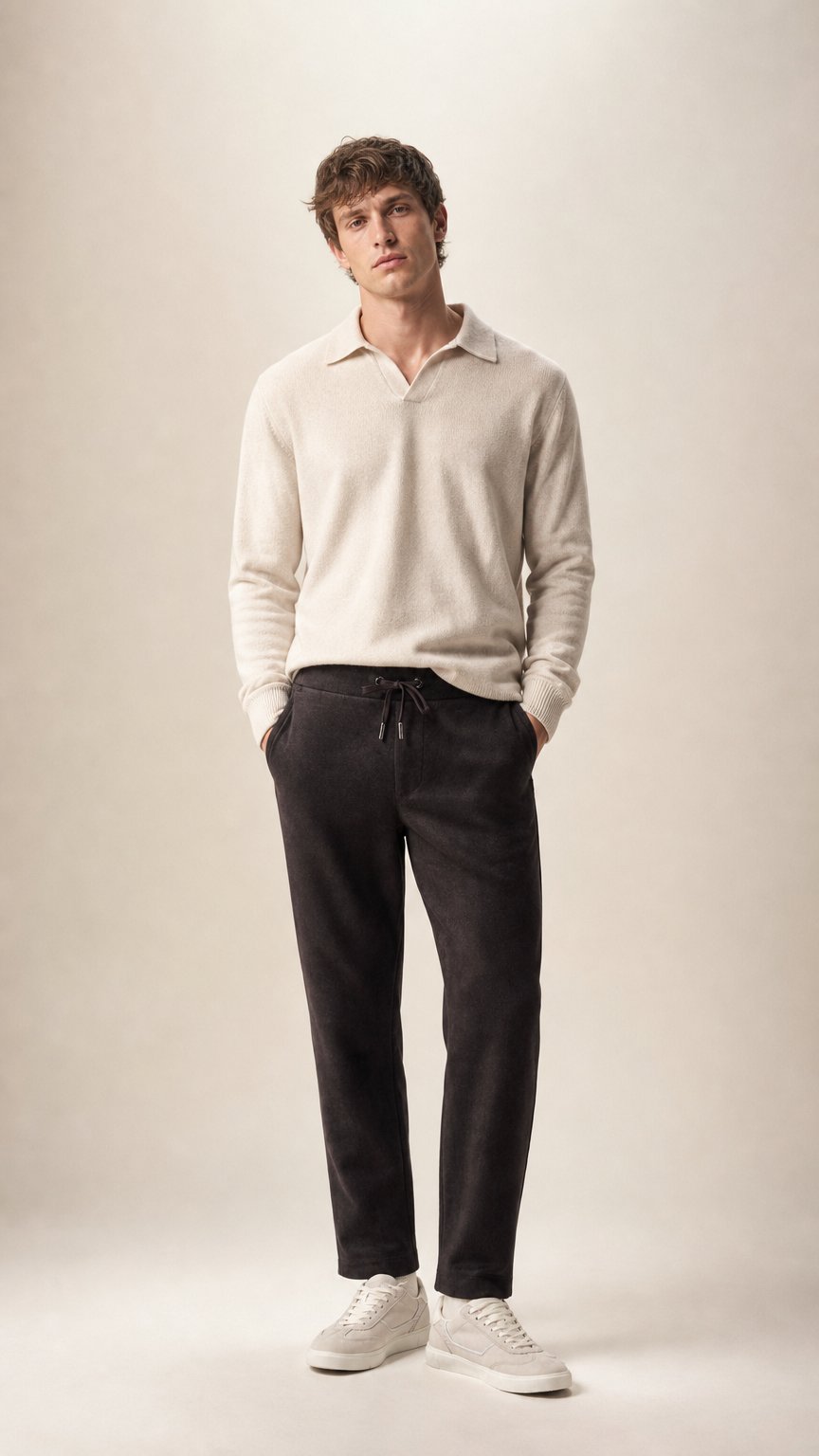 AI product shot of The Titanium Grey Pants