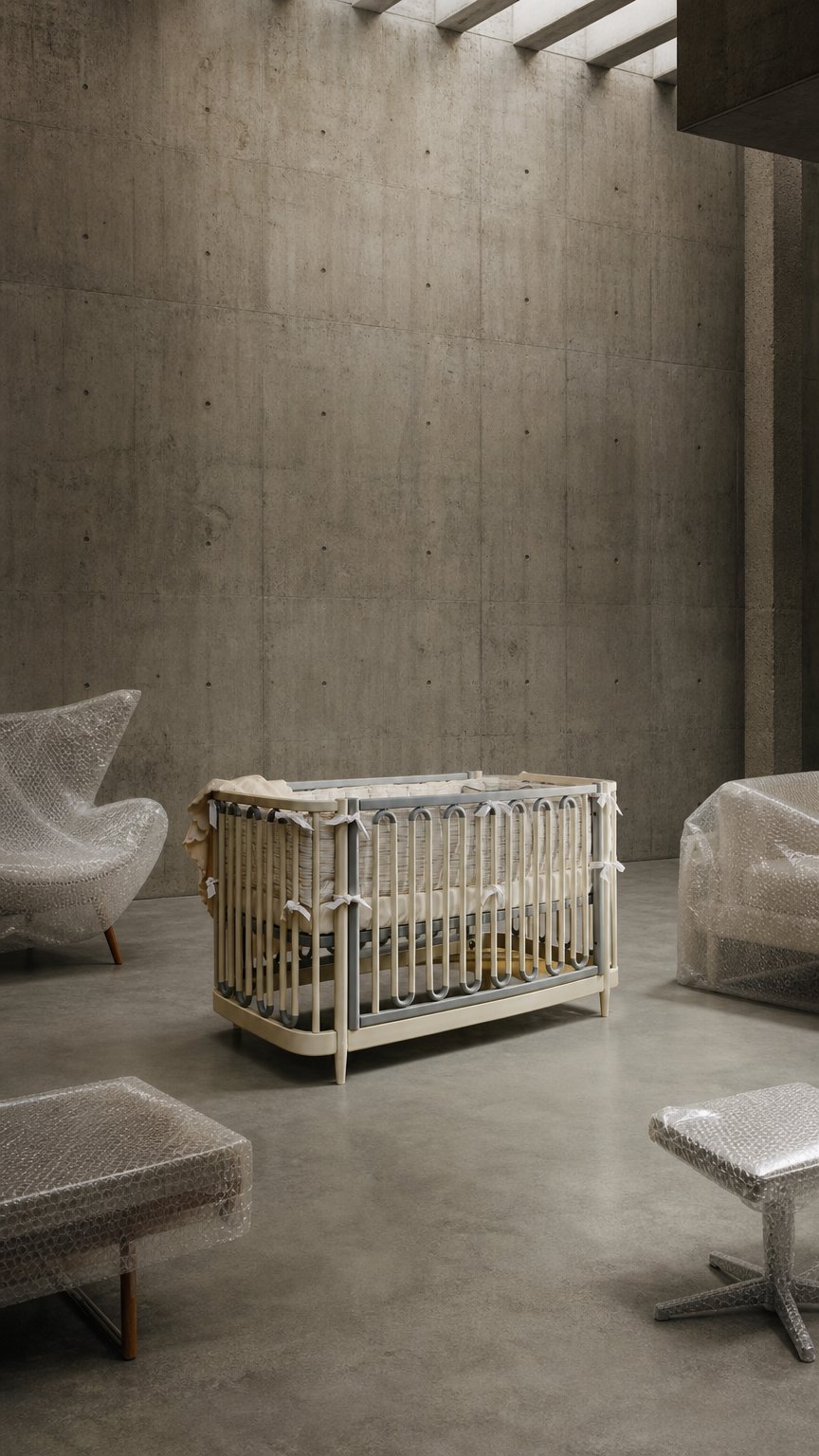 AI product shot of Special Edition of Parry Cot ・MG x PANISA・FLO COT
