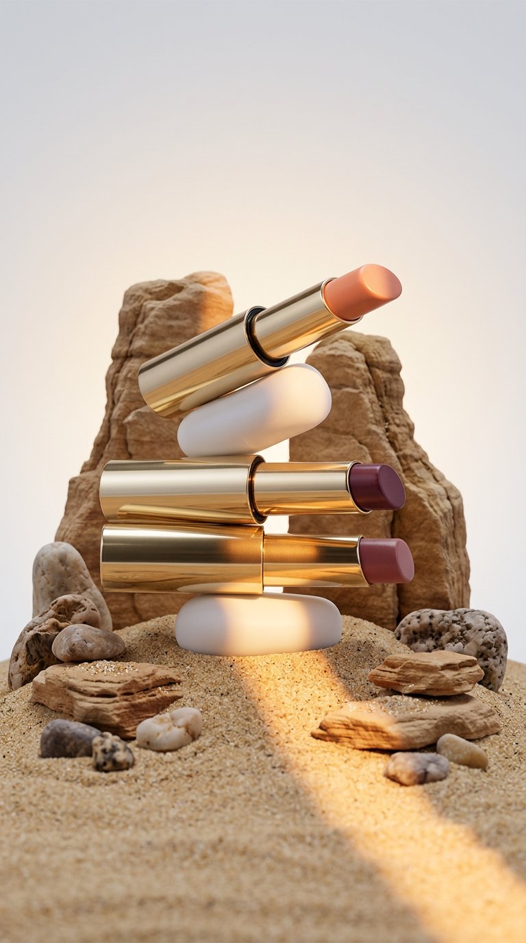 AI product shot of Smart Mouth Treatment Lip Trio