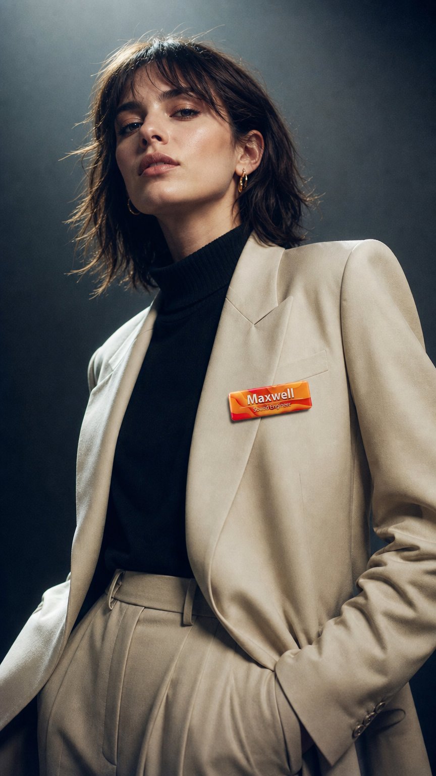 AI product shot of Name Badge 76 x 26mm Full Colour