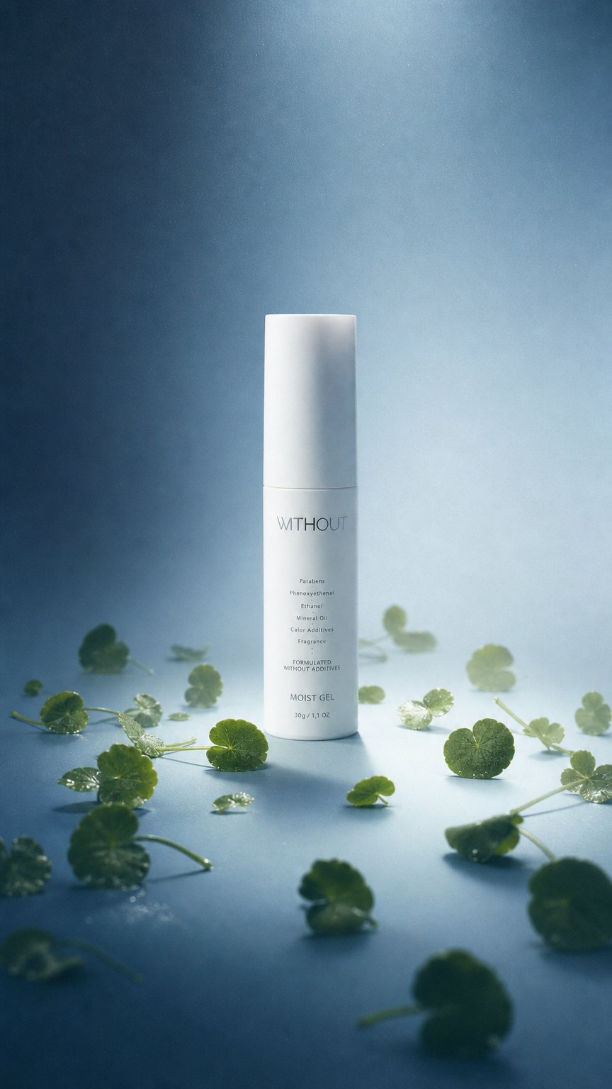 AI product shot of MOIST GEL-Lightweight Moisturizer for Oily and Combination Skin