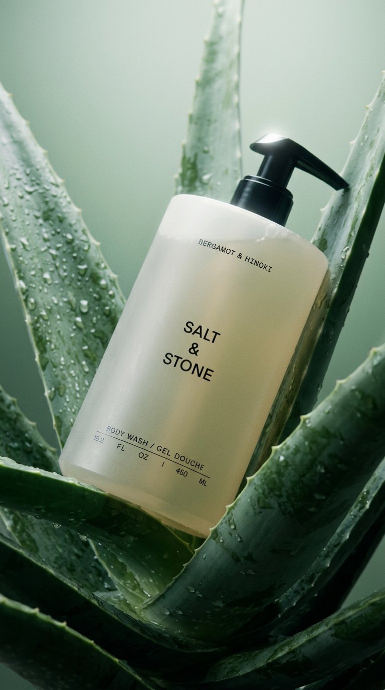 AI product shot of Body Wash