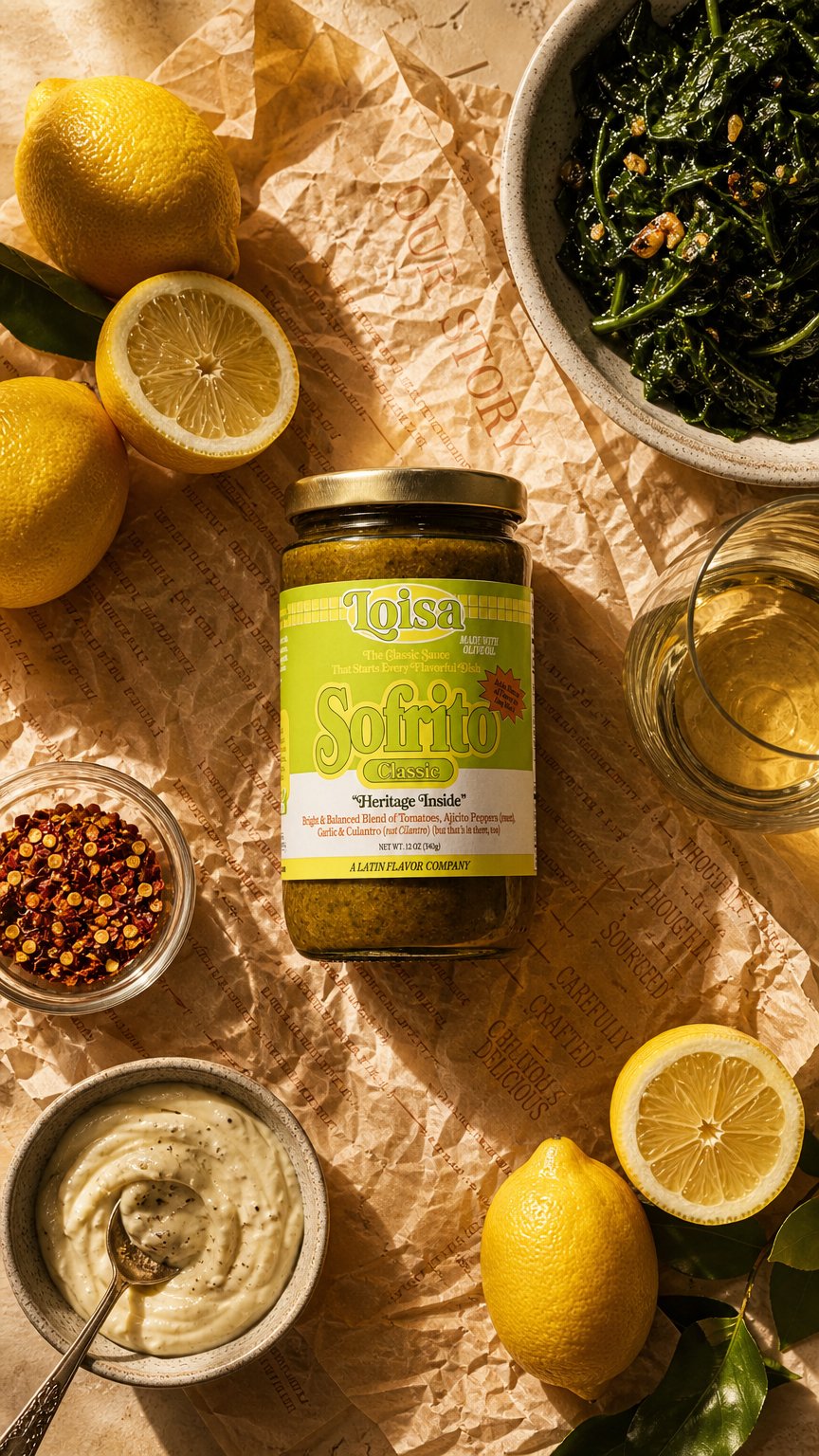 AI product shot of Sofrito