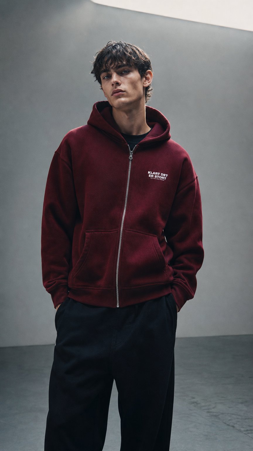 AI product shot of THE VM HOODIE - PREORDER