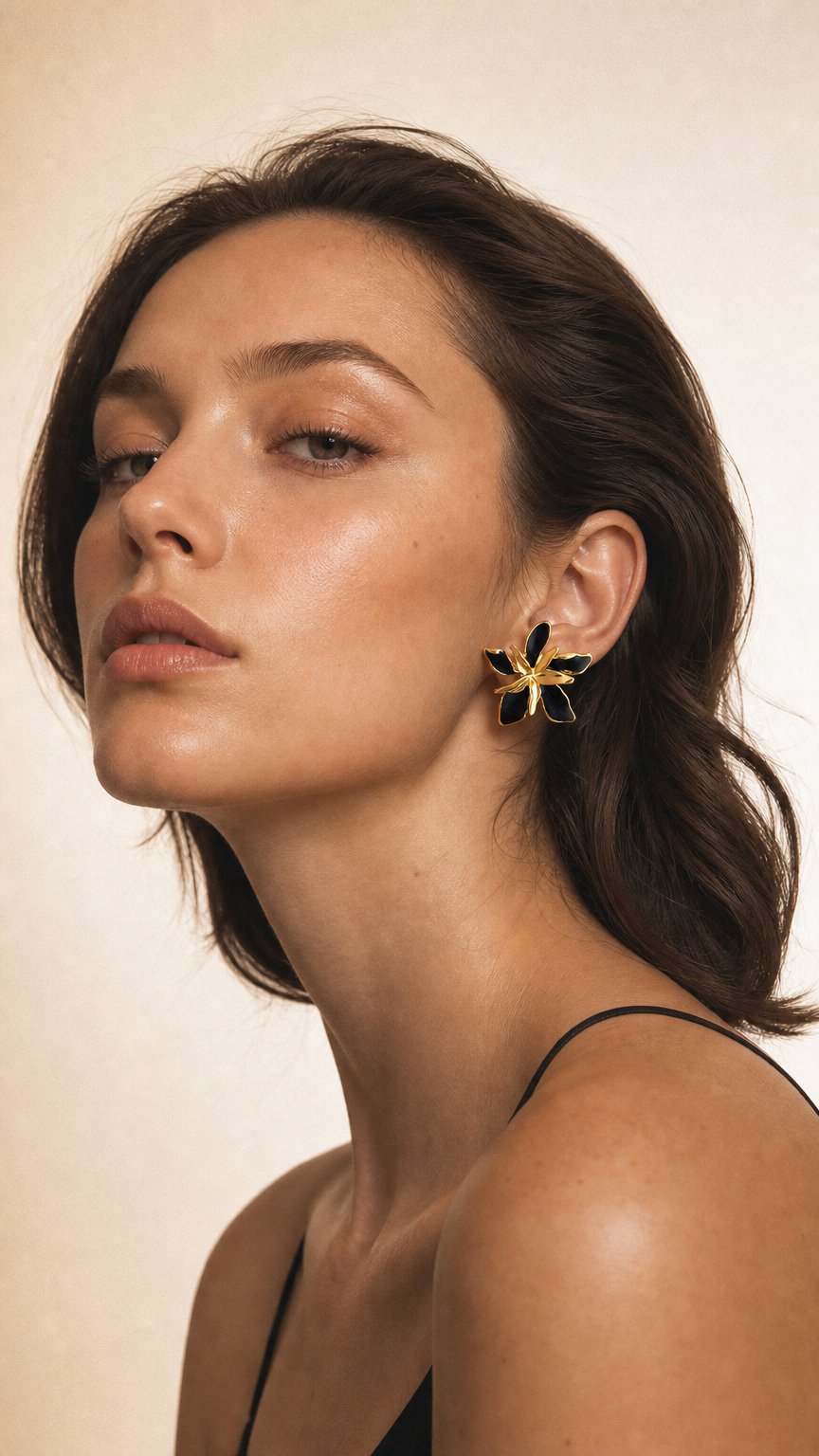 AI product shot of Voena Earrings