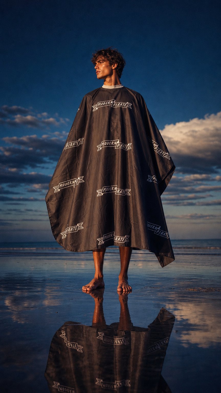 AI product shot of Signature Barber Capes