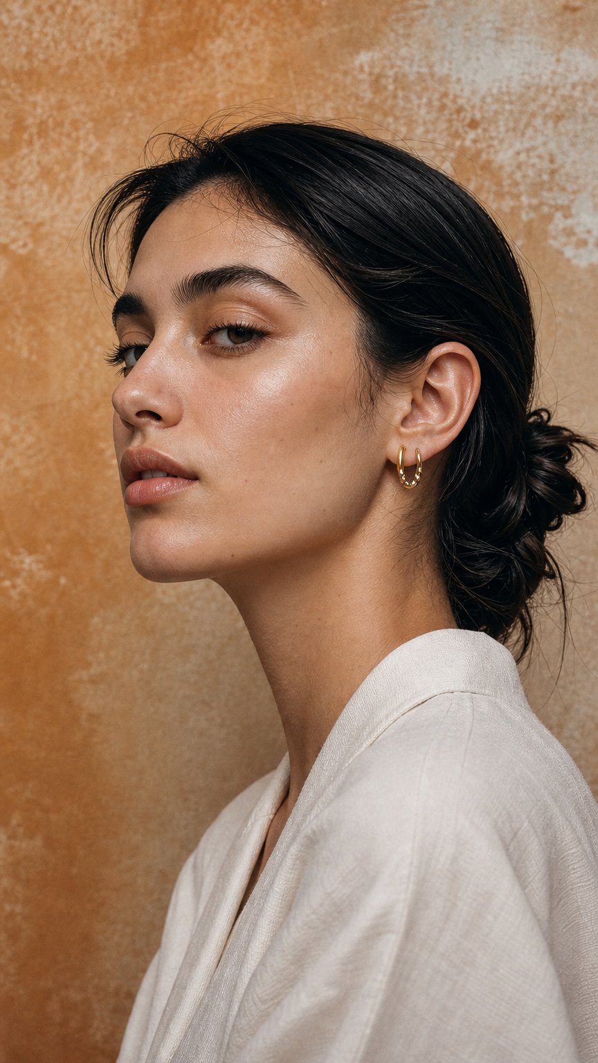 AI product shot of 10mm Classic Hoops