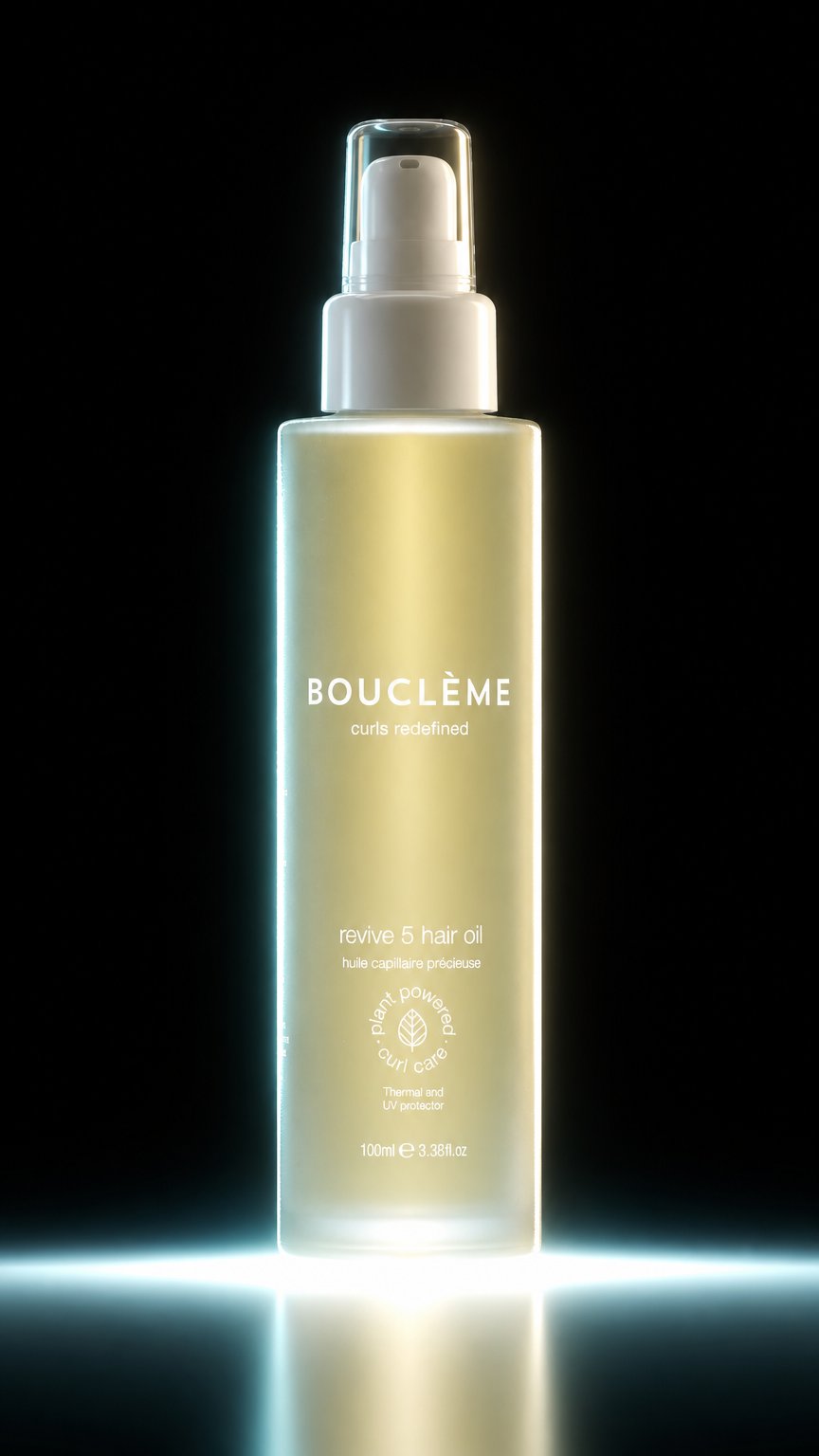 AI product shot of Revive 5 Hair Oil
