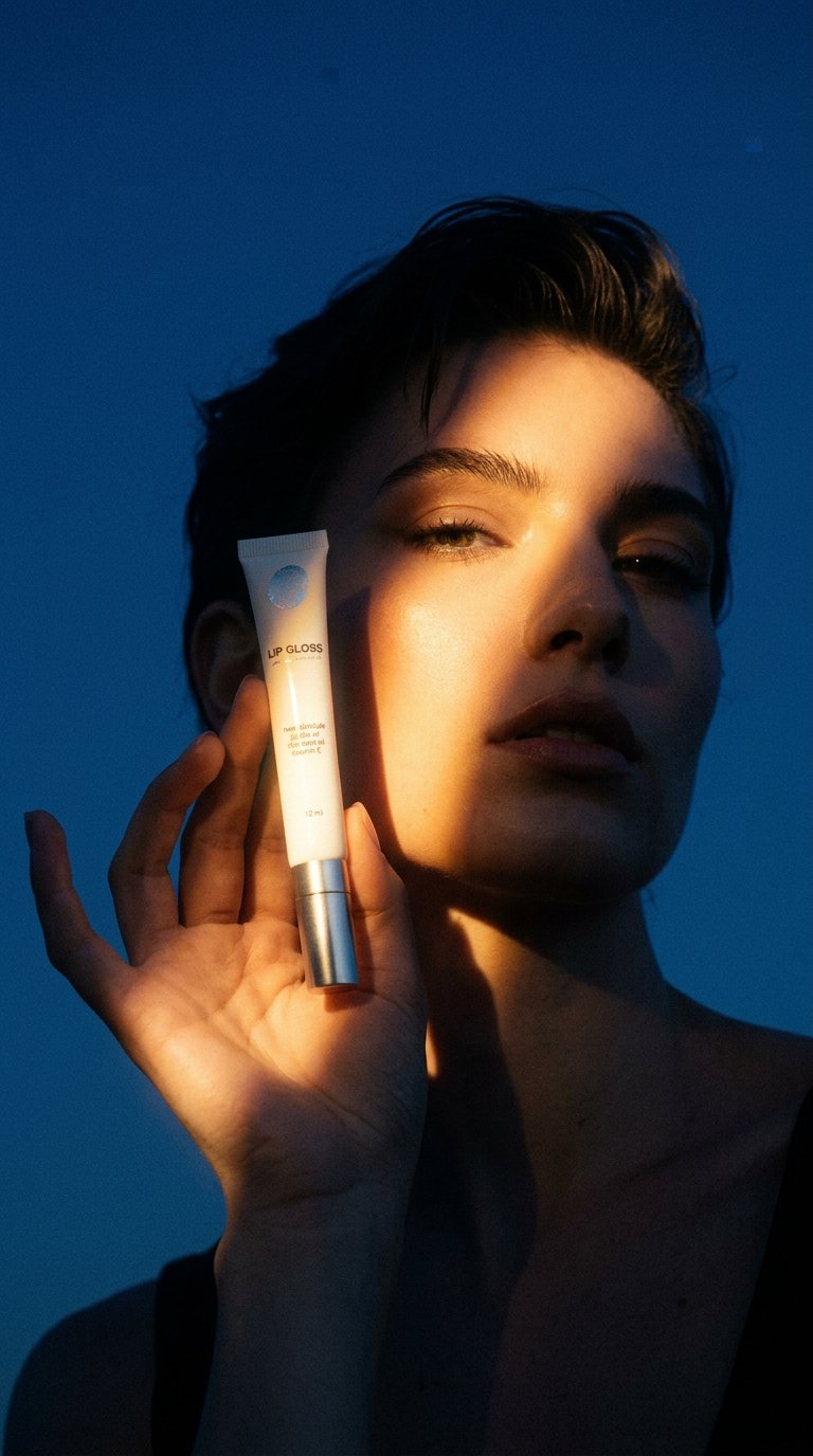 AI product shot of LIP GLOSS JAM