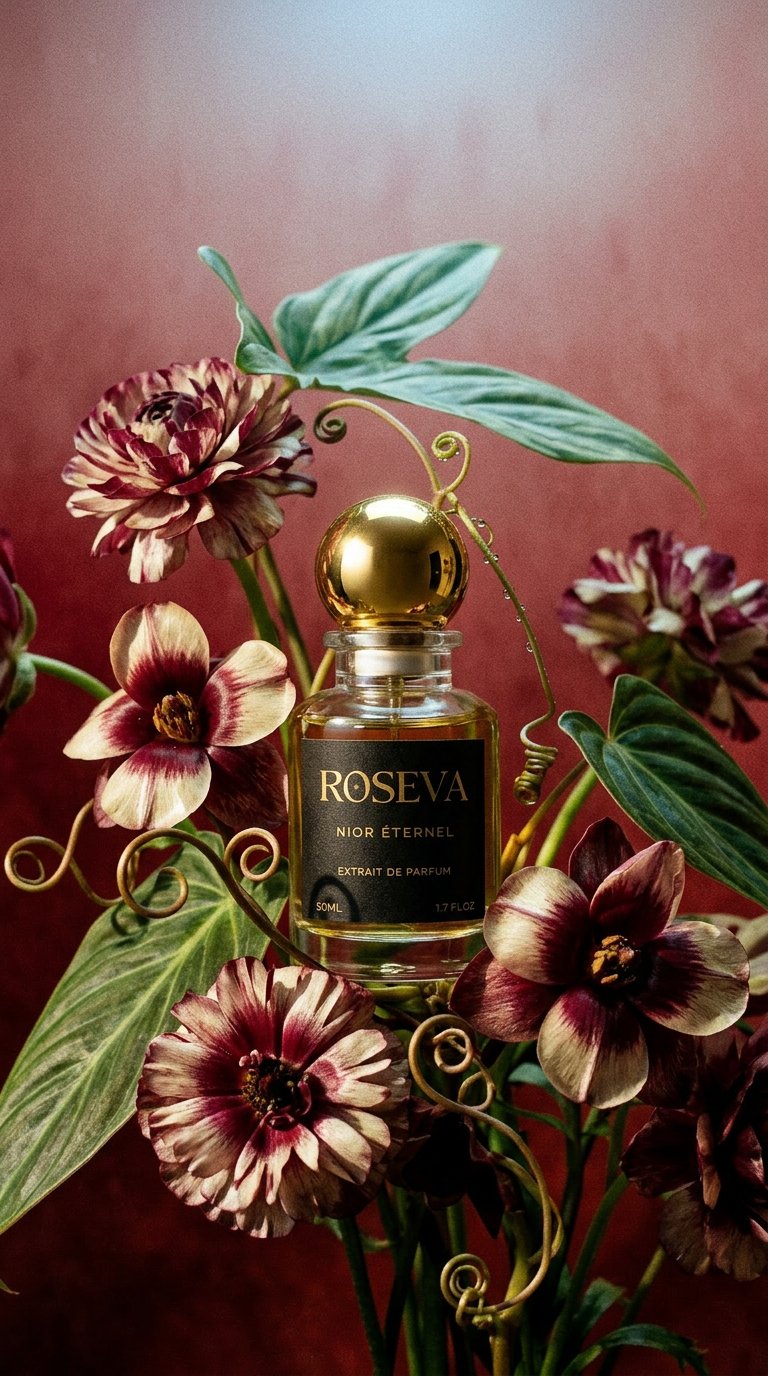 AI product shot of NIOR ÉTERNEL Extrait de Parfum