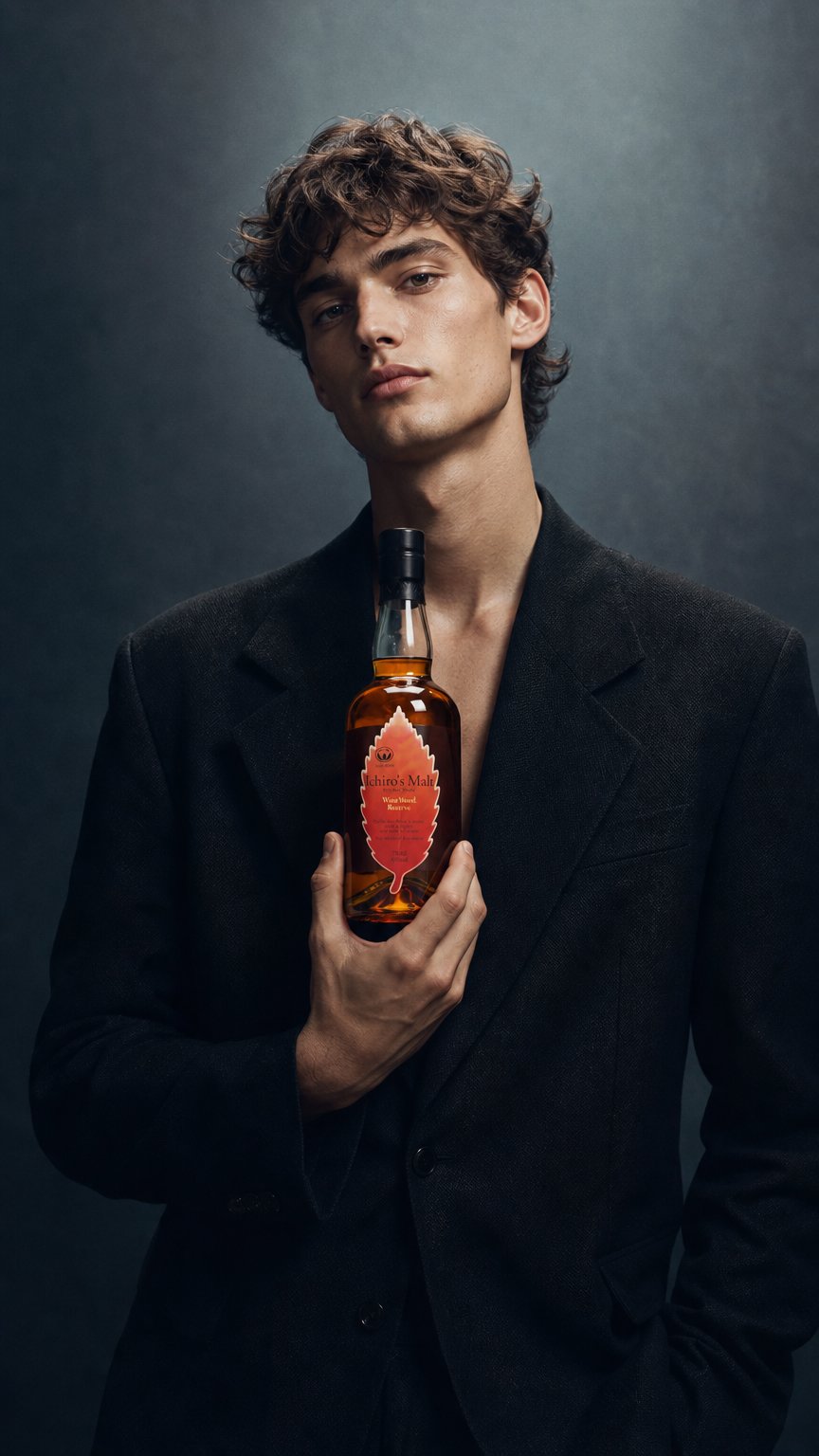 AI product shot of IchirosMalt イチローズモルト ワインウッドリザーブ 700ml