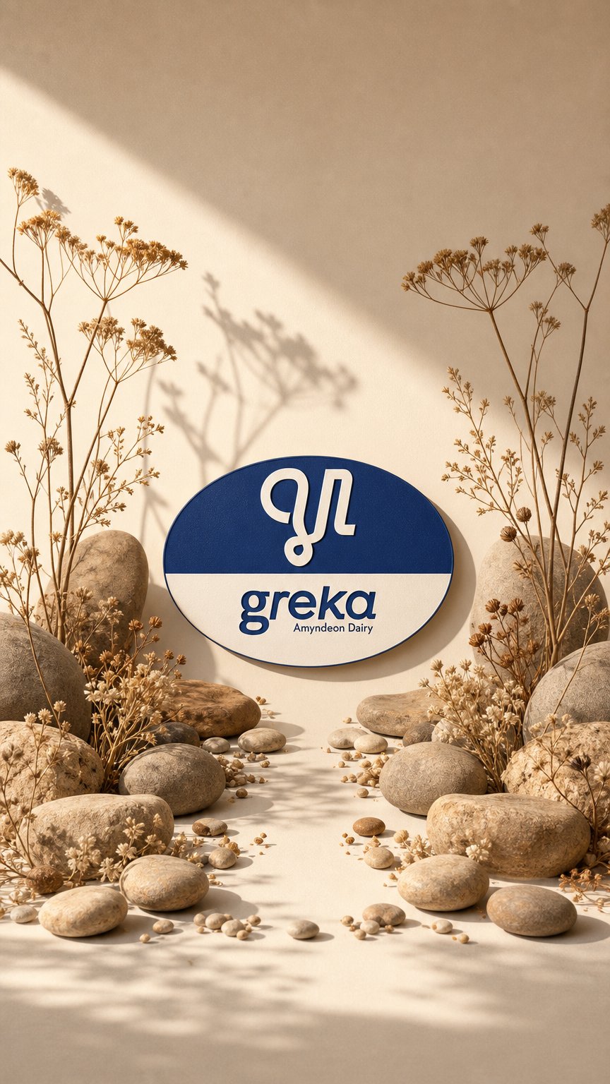 AI product shot of Greka Dairy Company