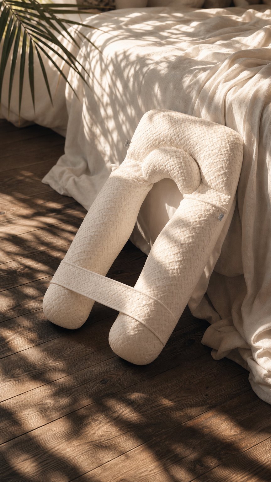 AI product shot of Nurtura U-Shape Full Body Support Pillow